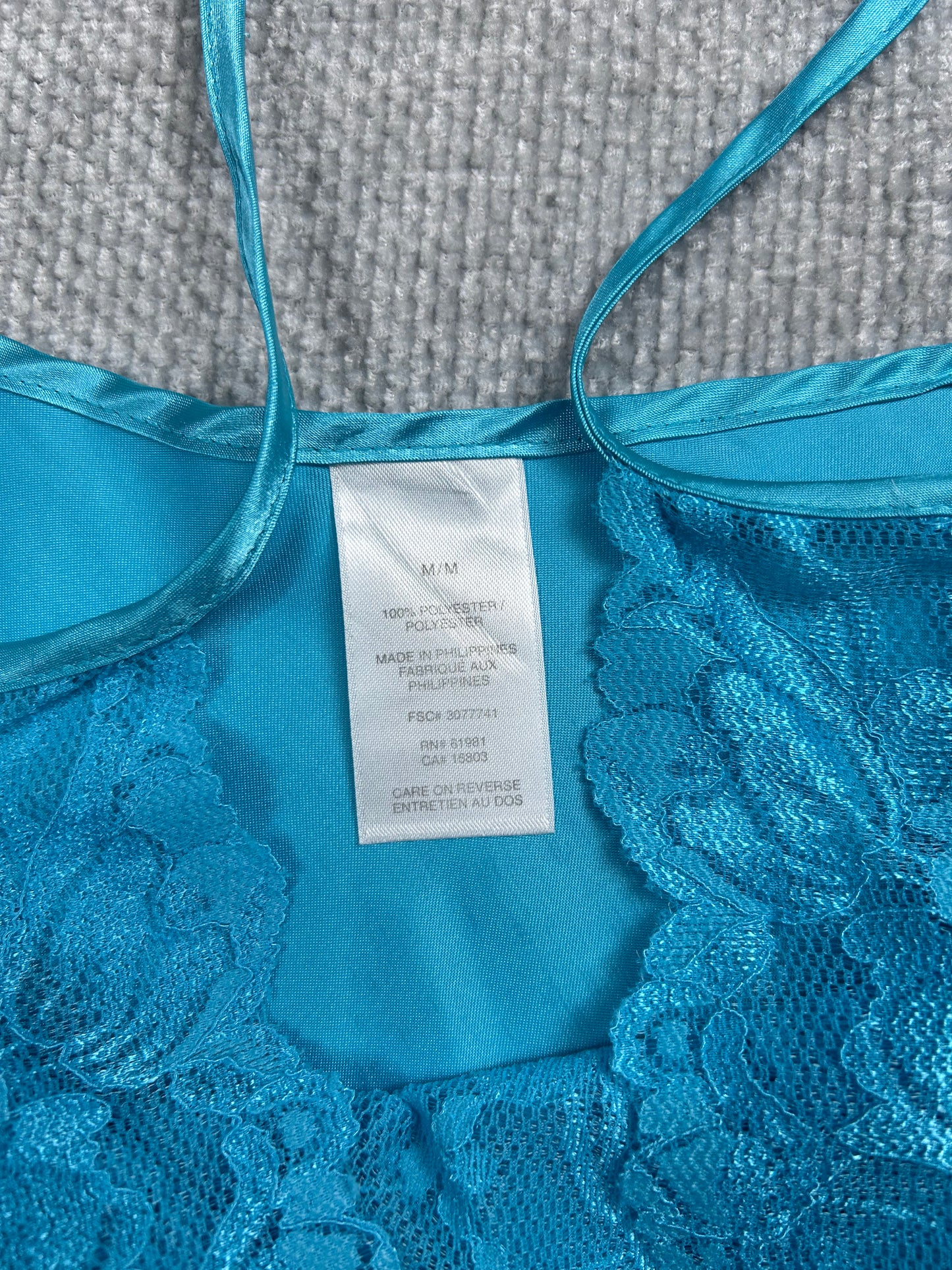 Y2K Blue Slip Dress
