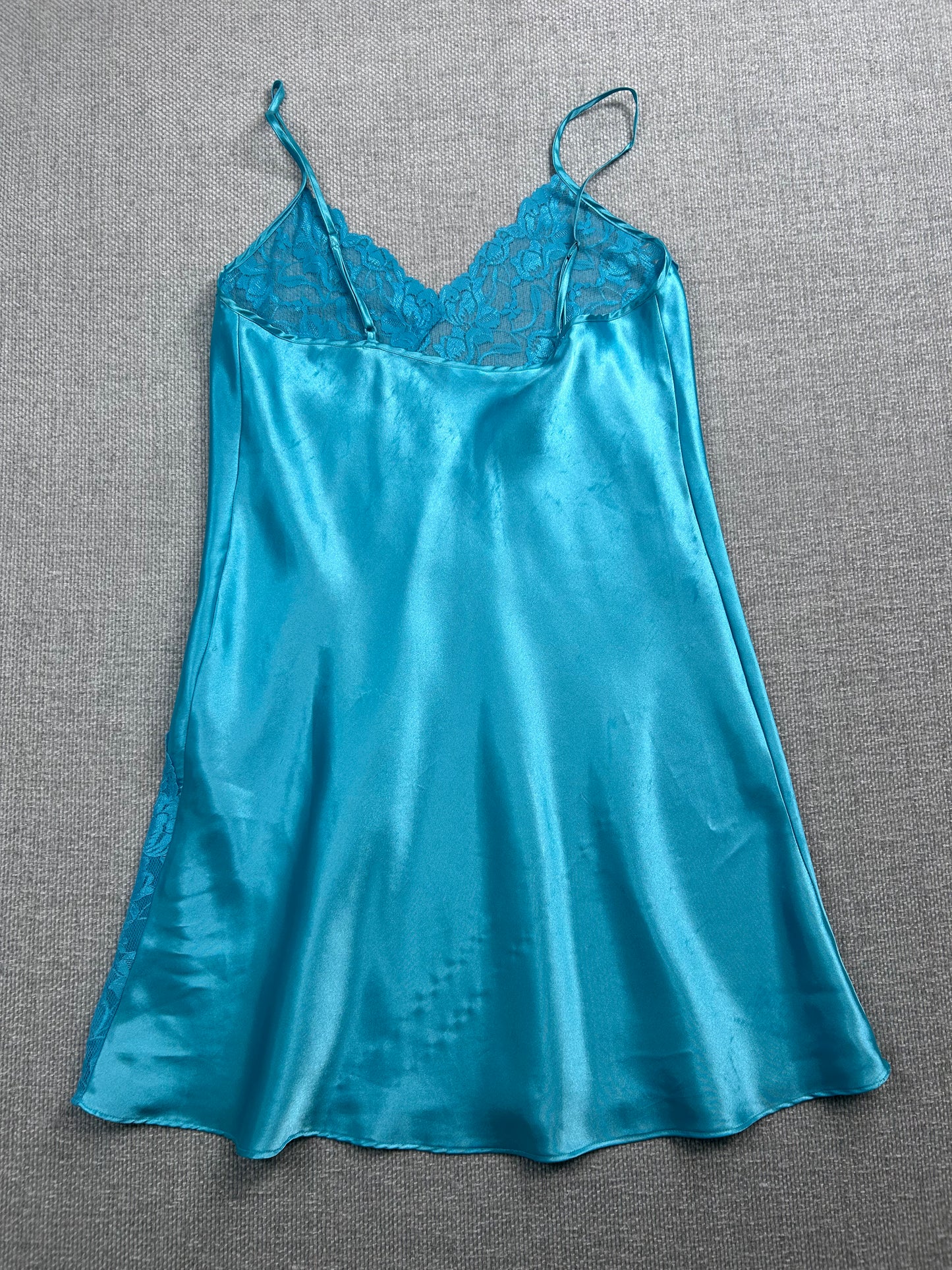 Y2K Blue Slip Dress