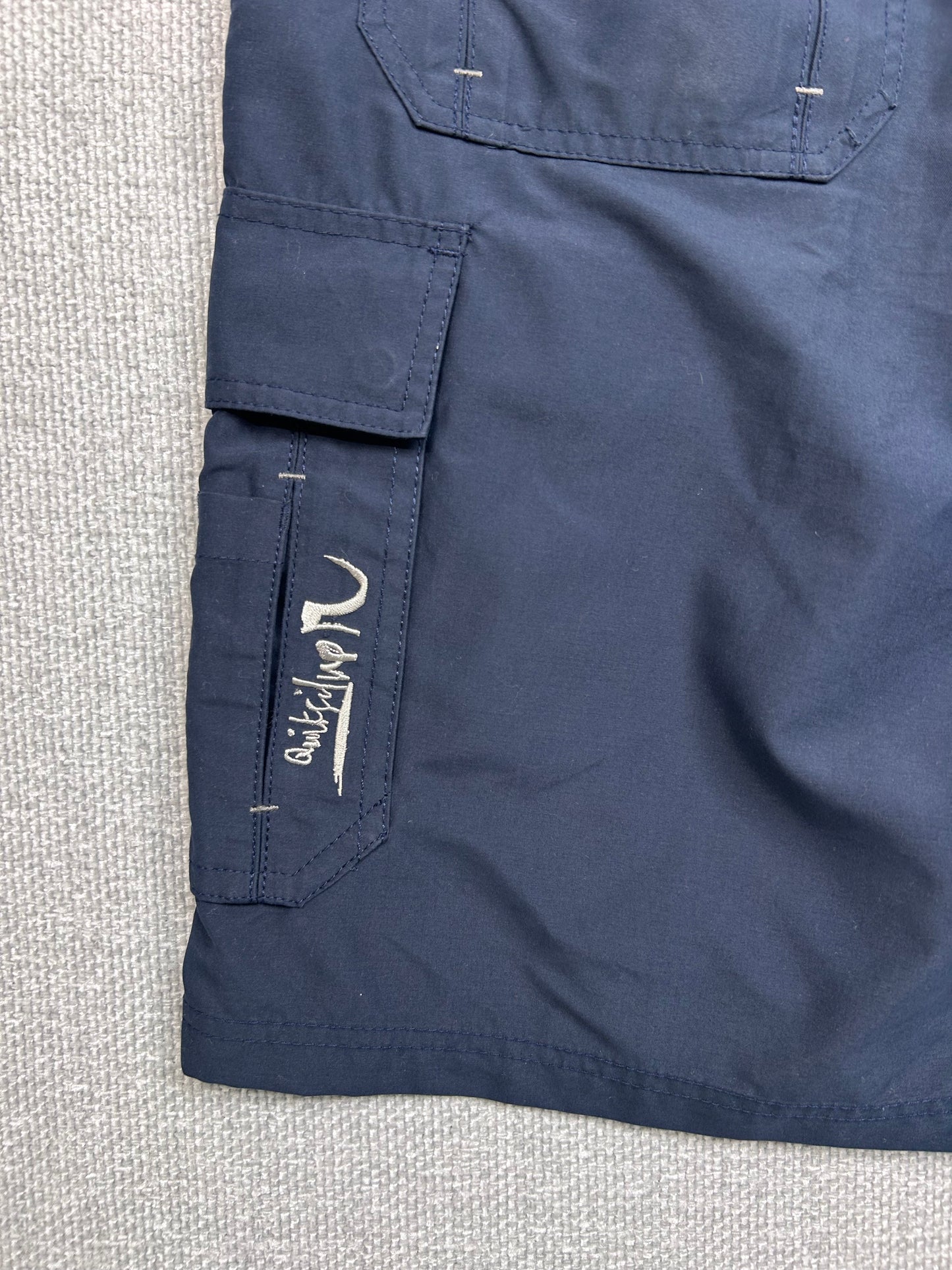 Y2K Quiksilver Cargo Board Shorts 34”
