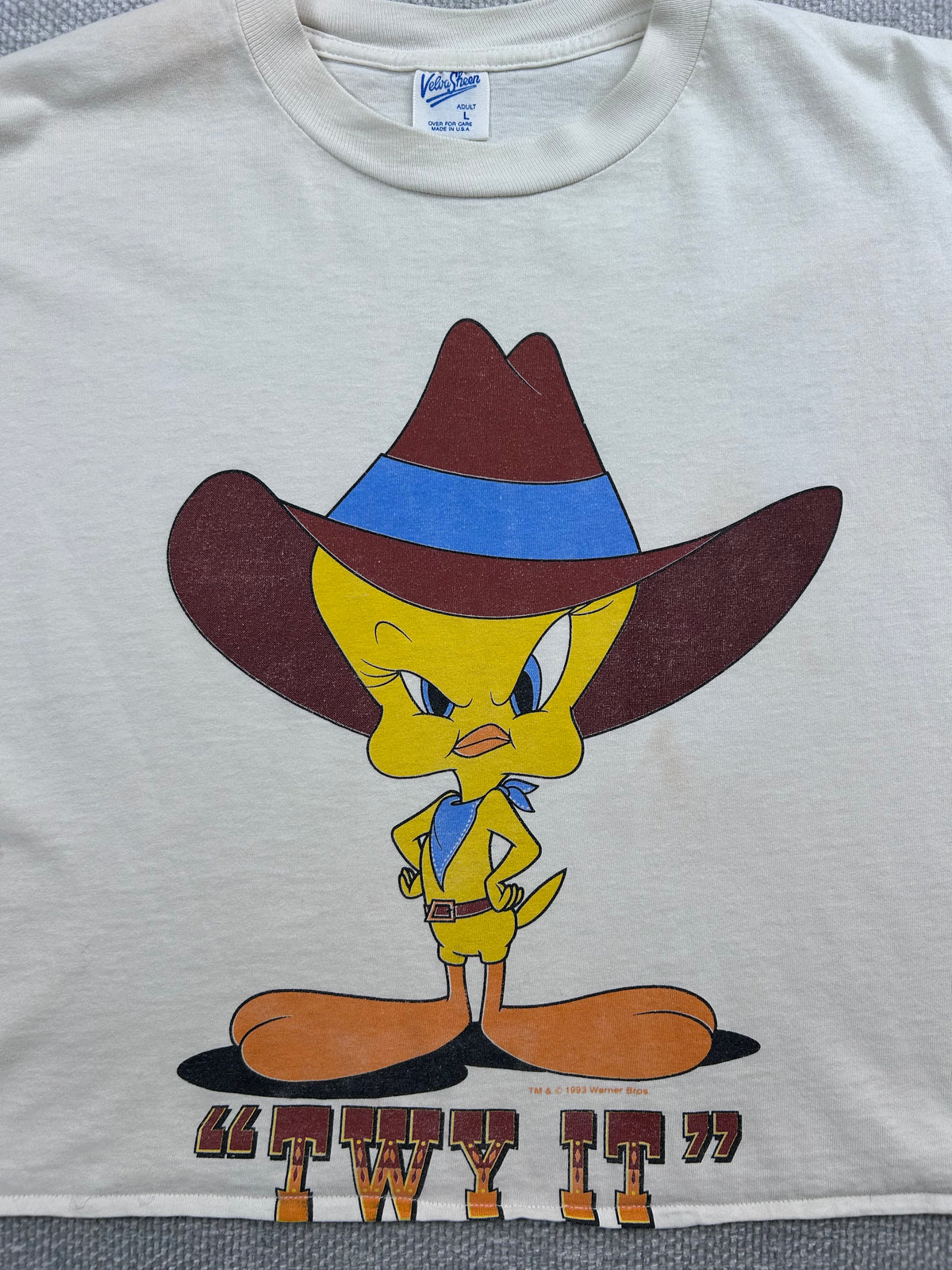 1993 Tweety Cropped T-Shirt