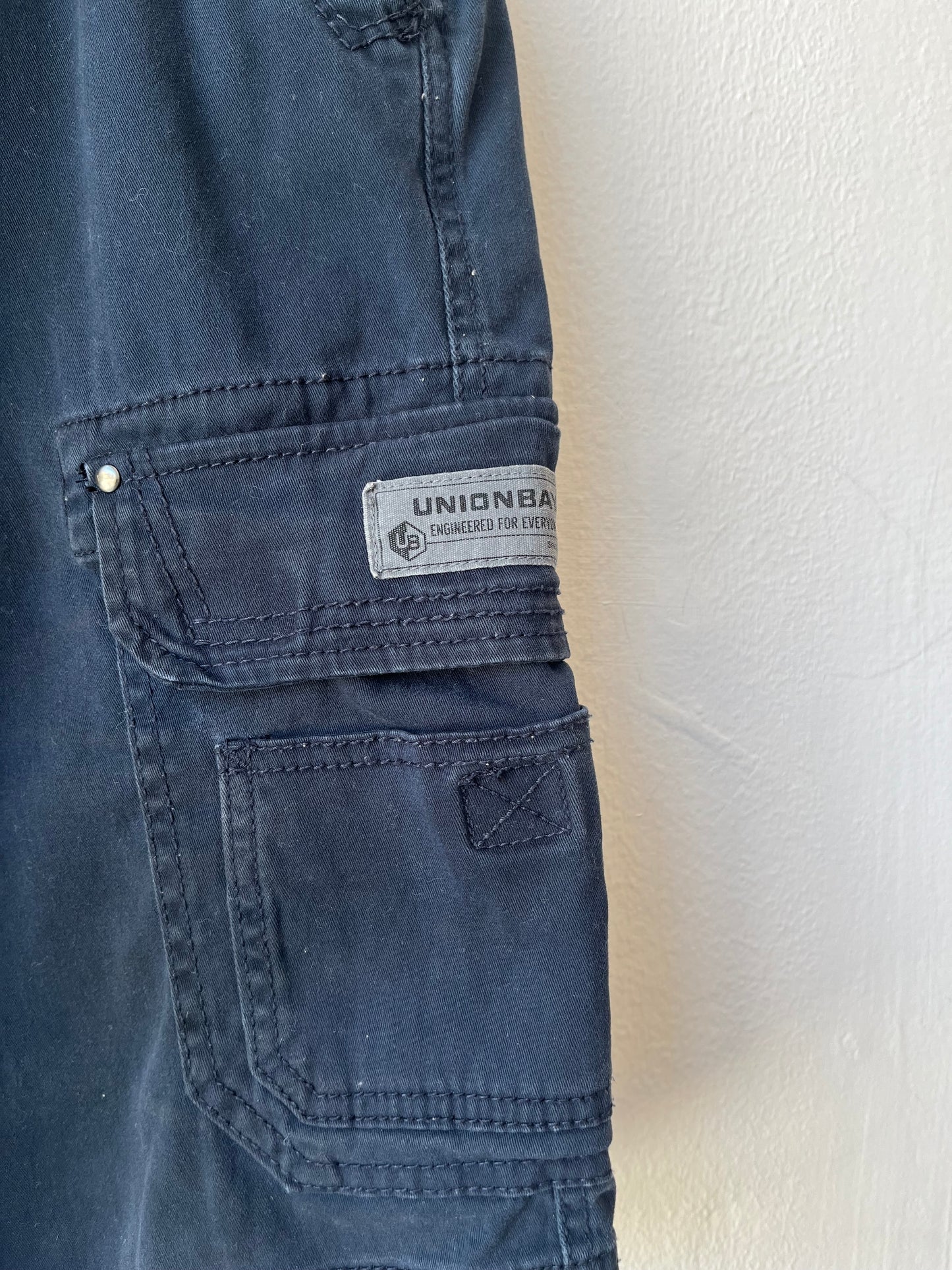 Y2K Black Cargo Shorts 40"
