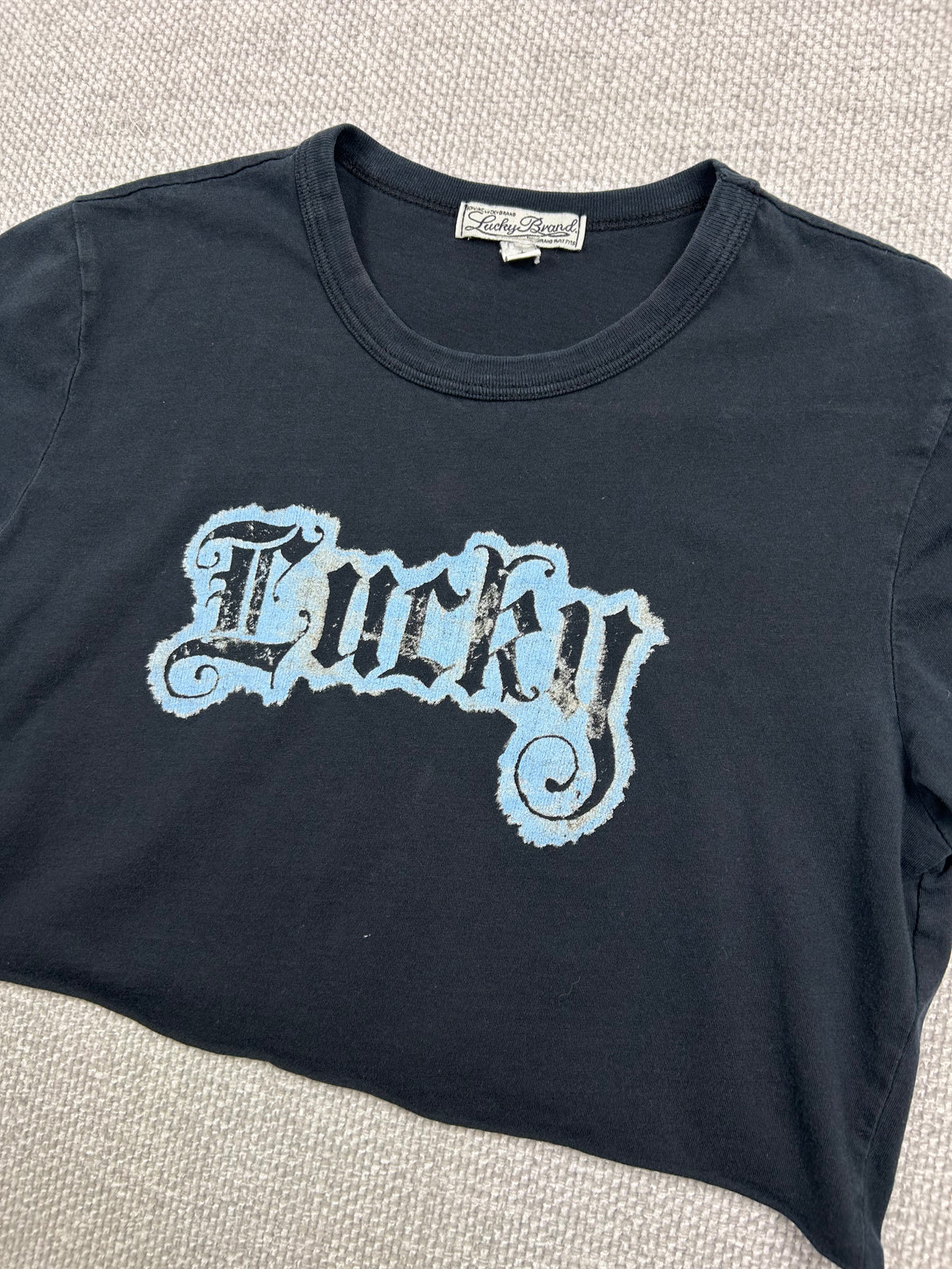 Y2K Cropped Lucky T-Shirt