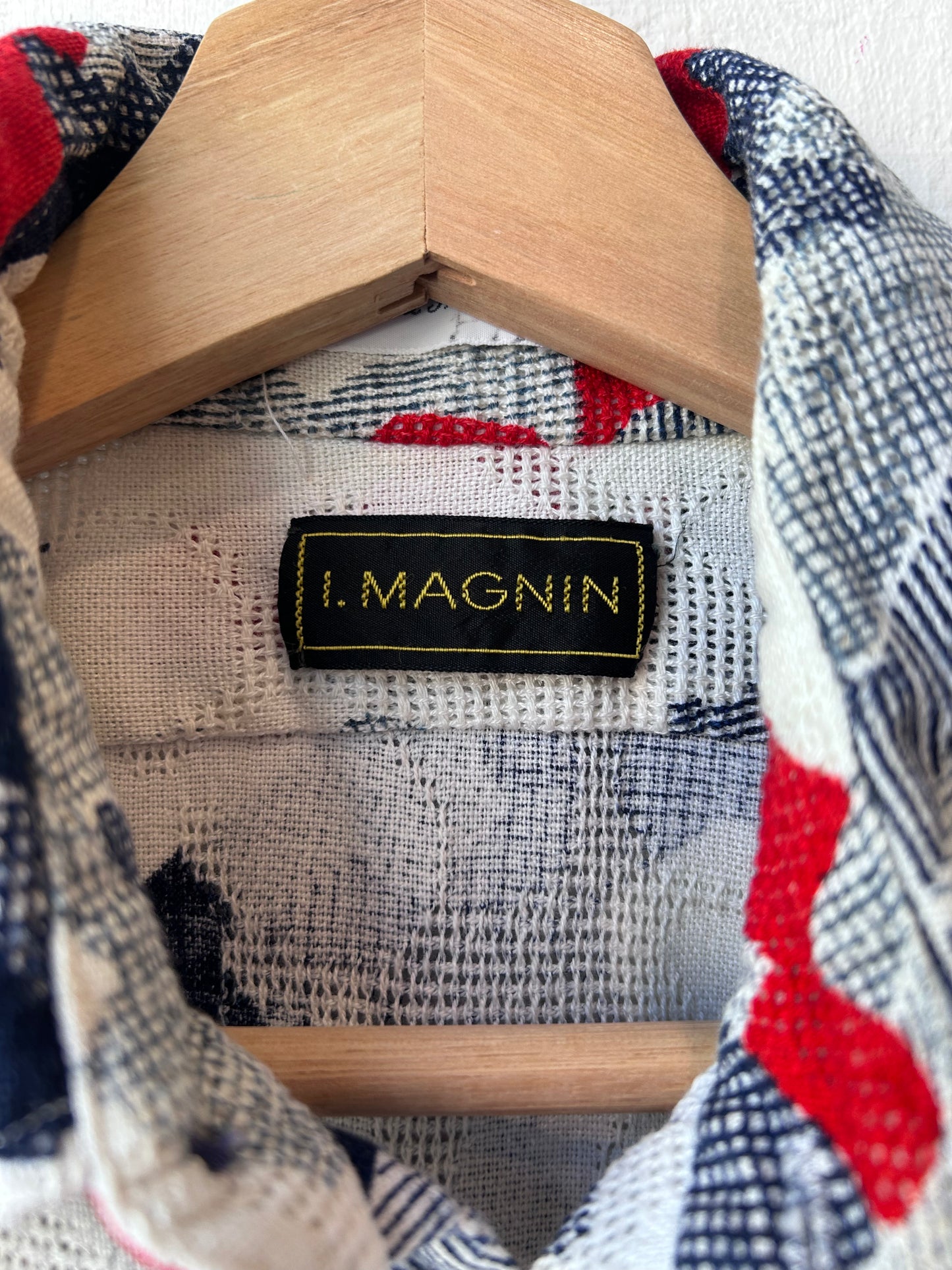 70's Patchwork Button Down Shirt