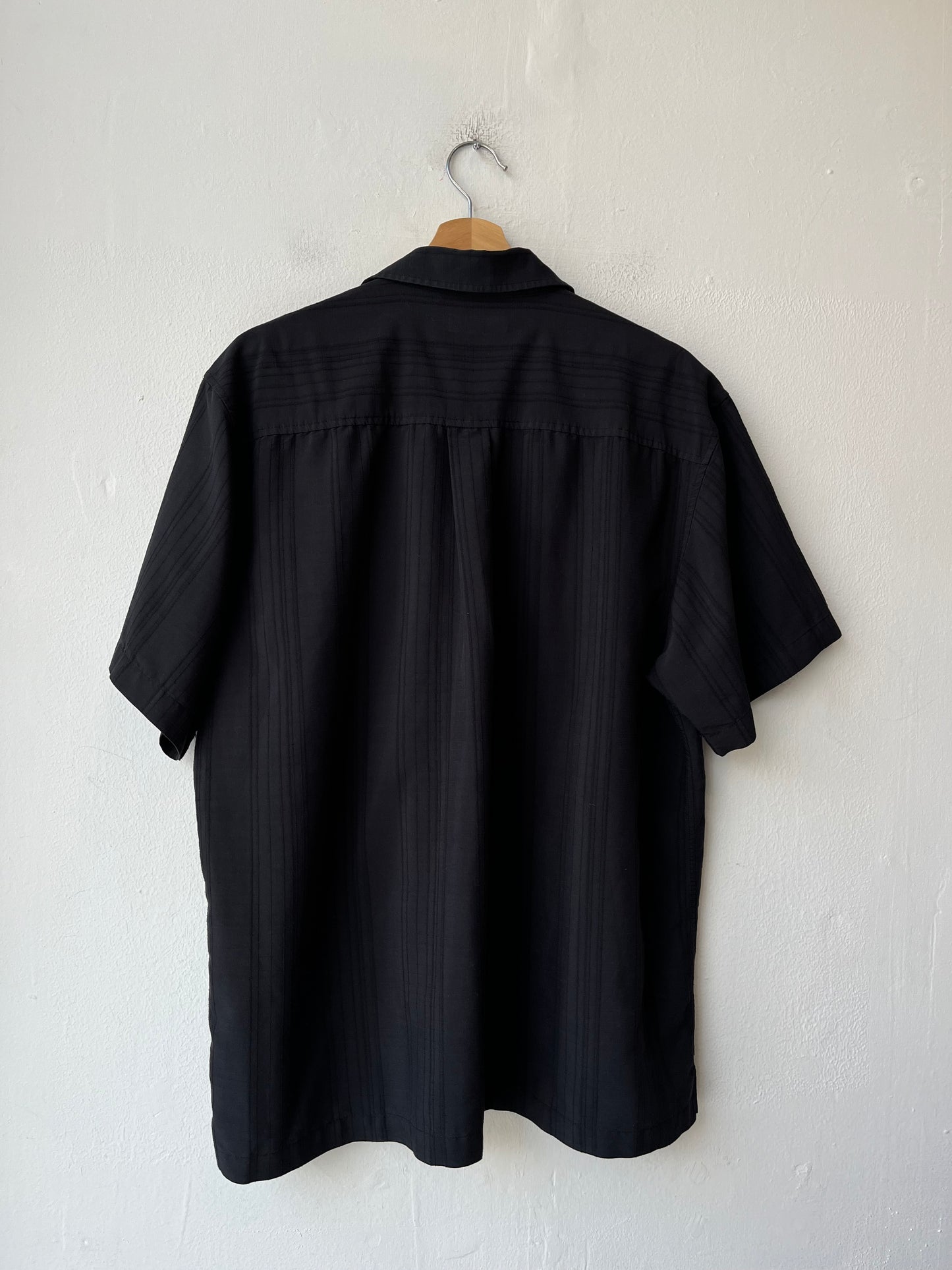 Y2K Black Button Down Shirt