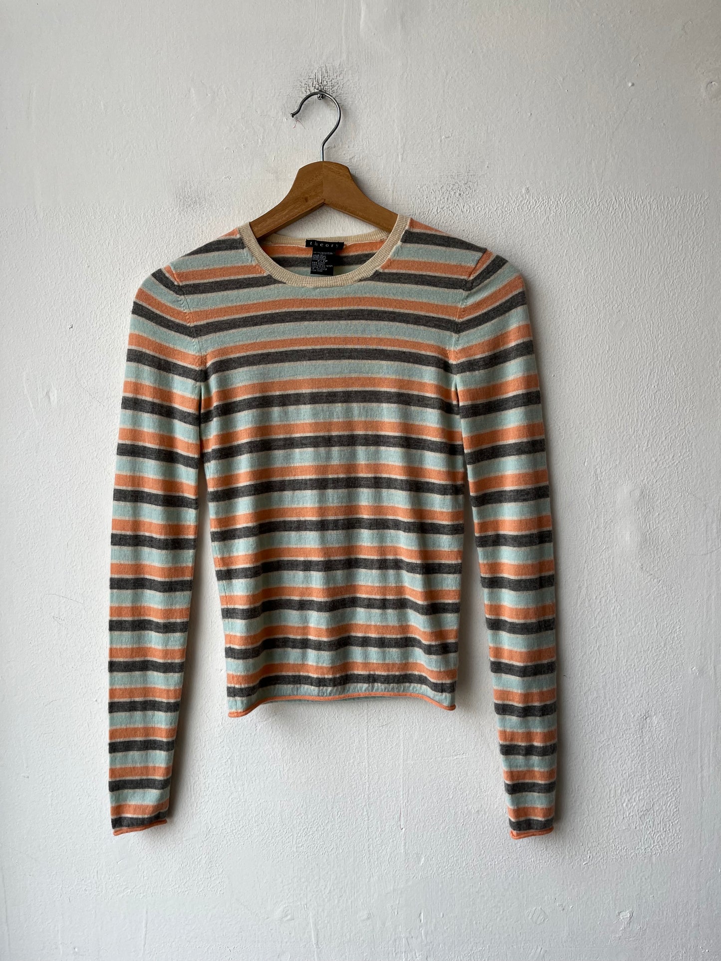 Y2K Cashmere Striped Shirt