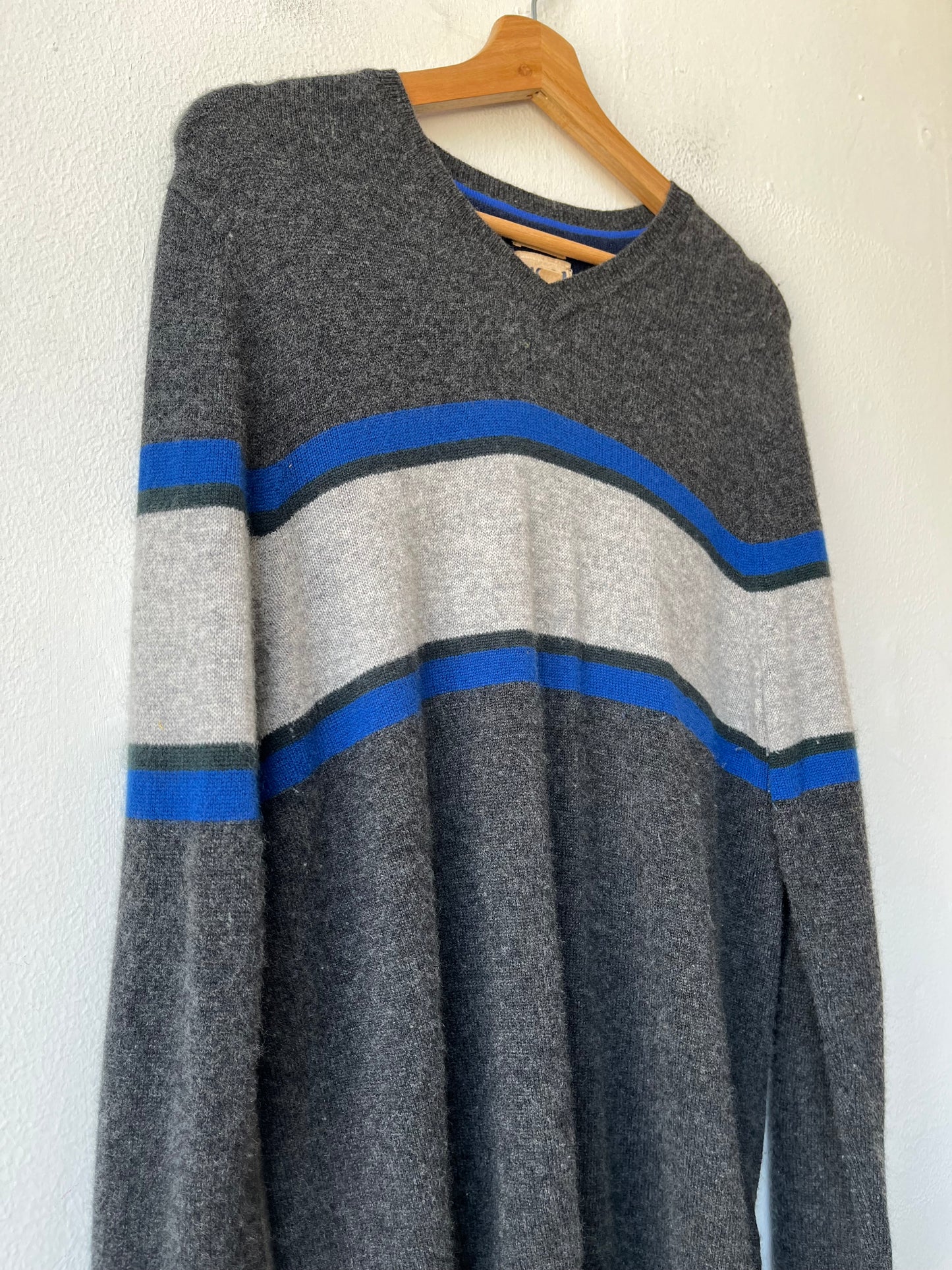 Y2K Cashmere Striped Sweater