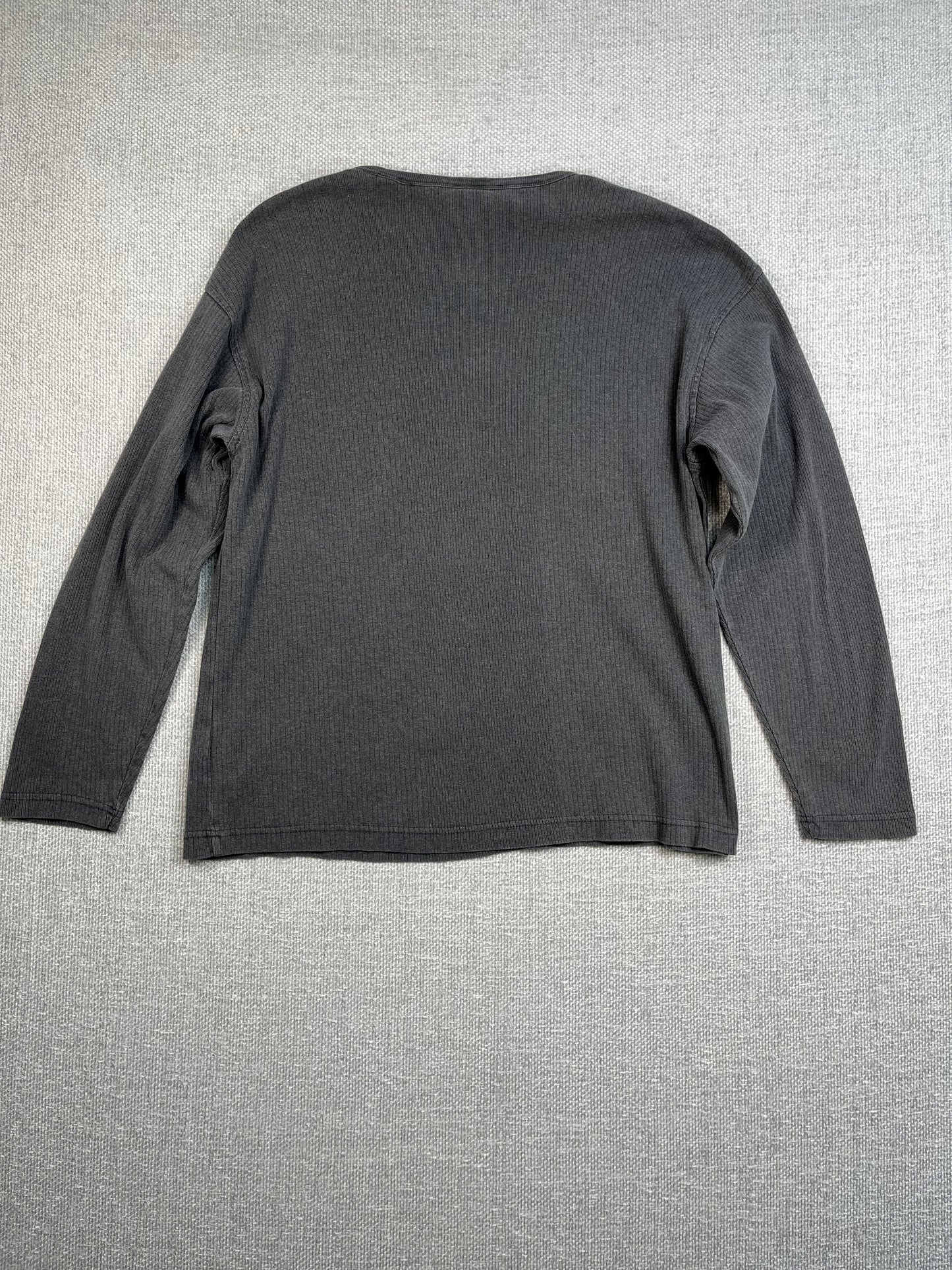Y2K Ribbed Long Sleeve Shirt