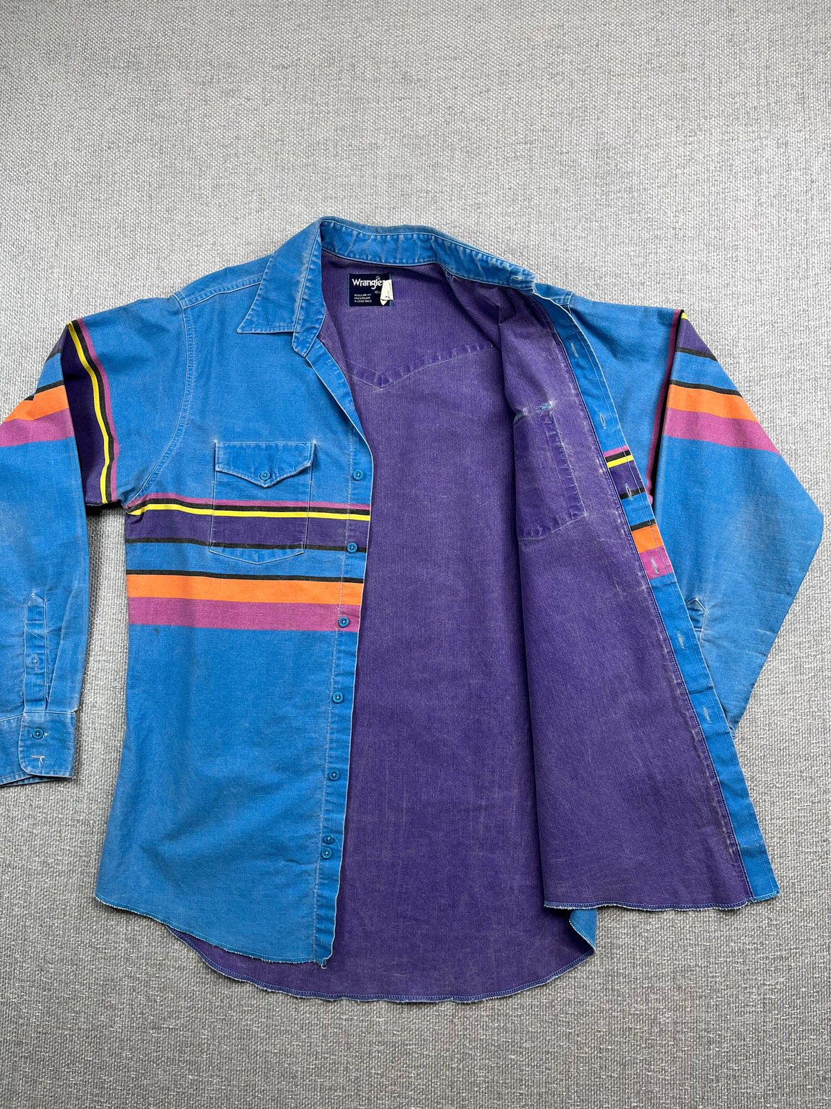 90's Wrangler BrushPopper Striped Shirt