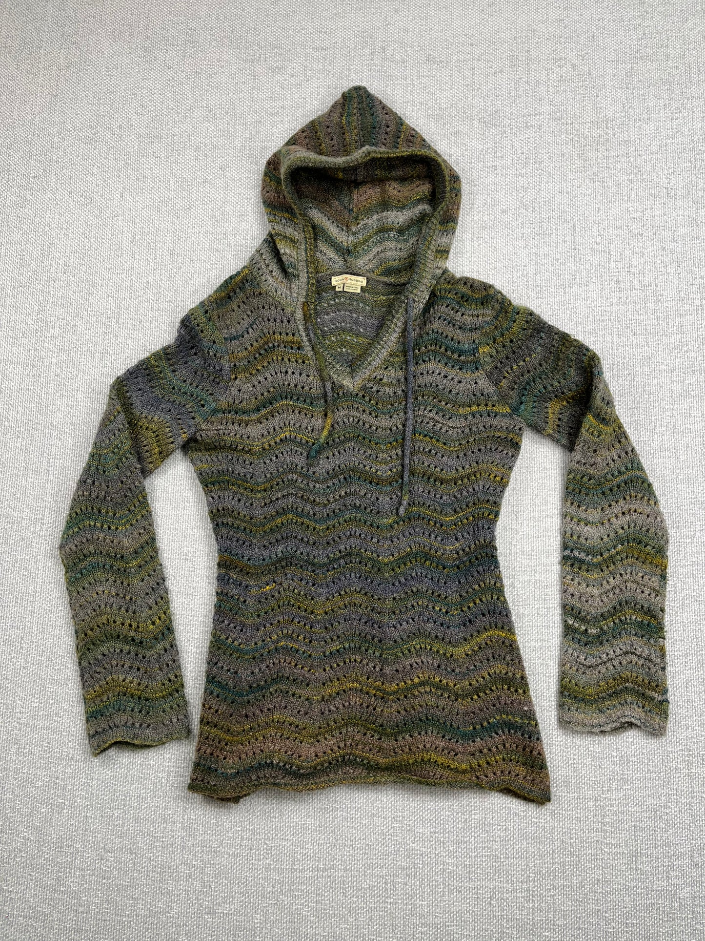 Y2K Hooded Knit Sweater