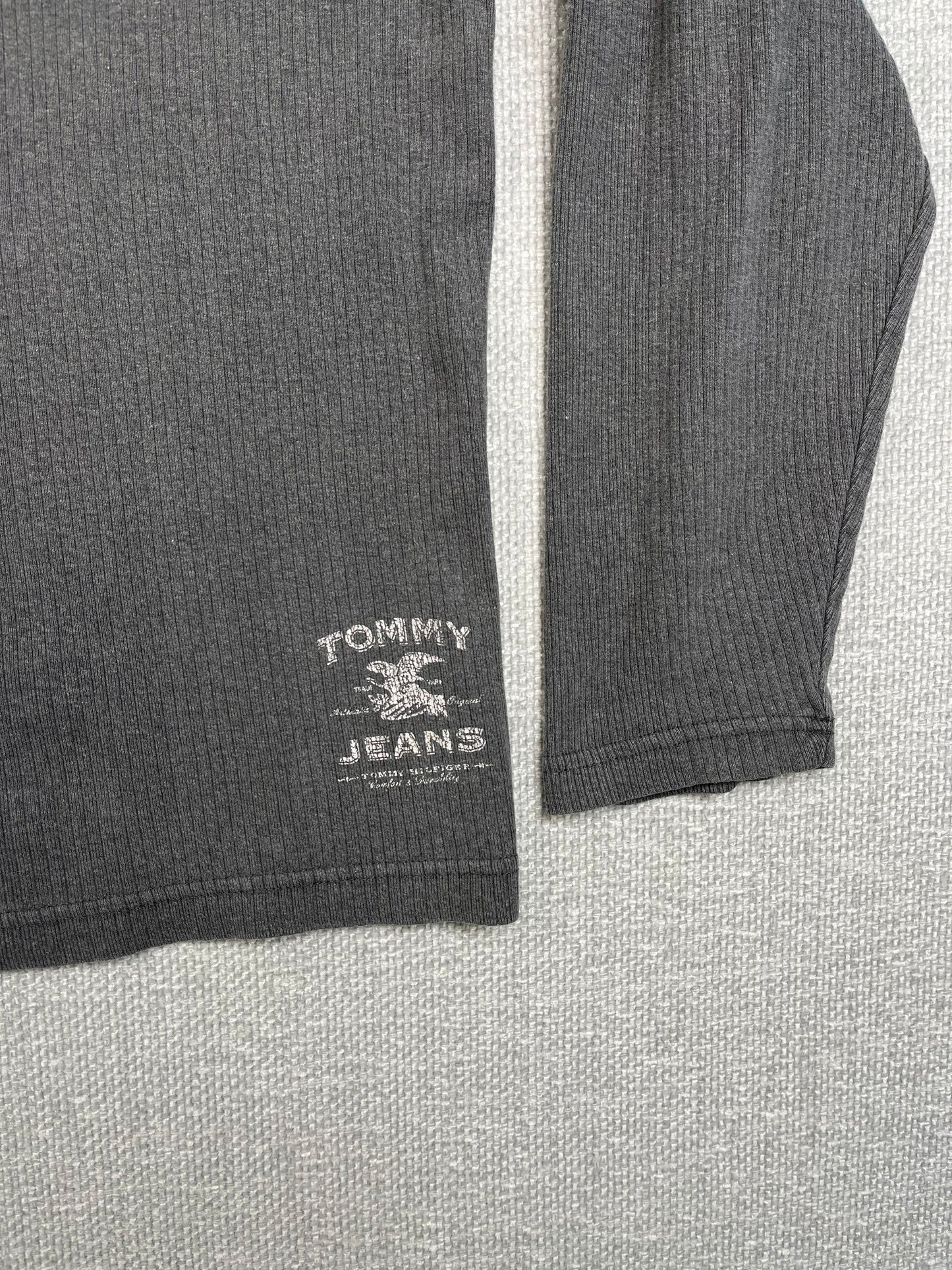 Y2K Ribbed Long Sleeve Shirt
