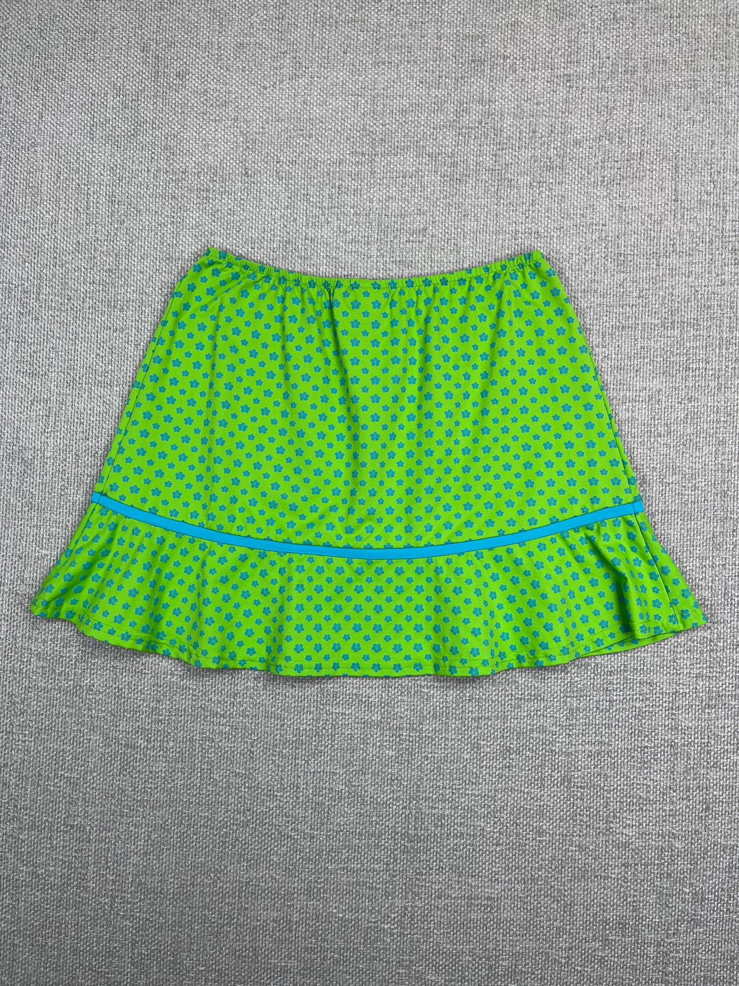 90's Green Mini Skirt 25-32"