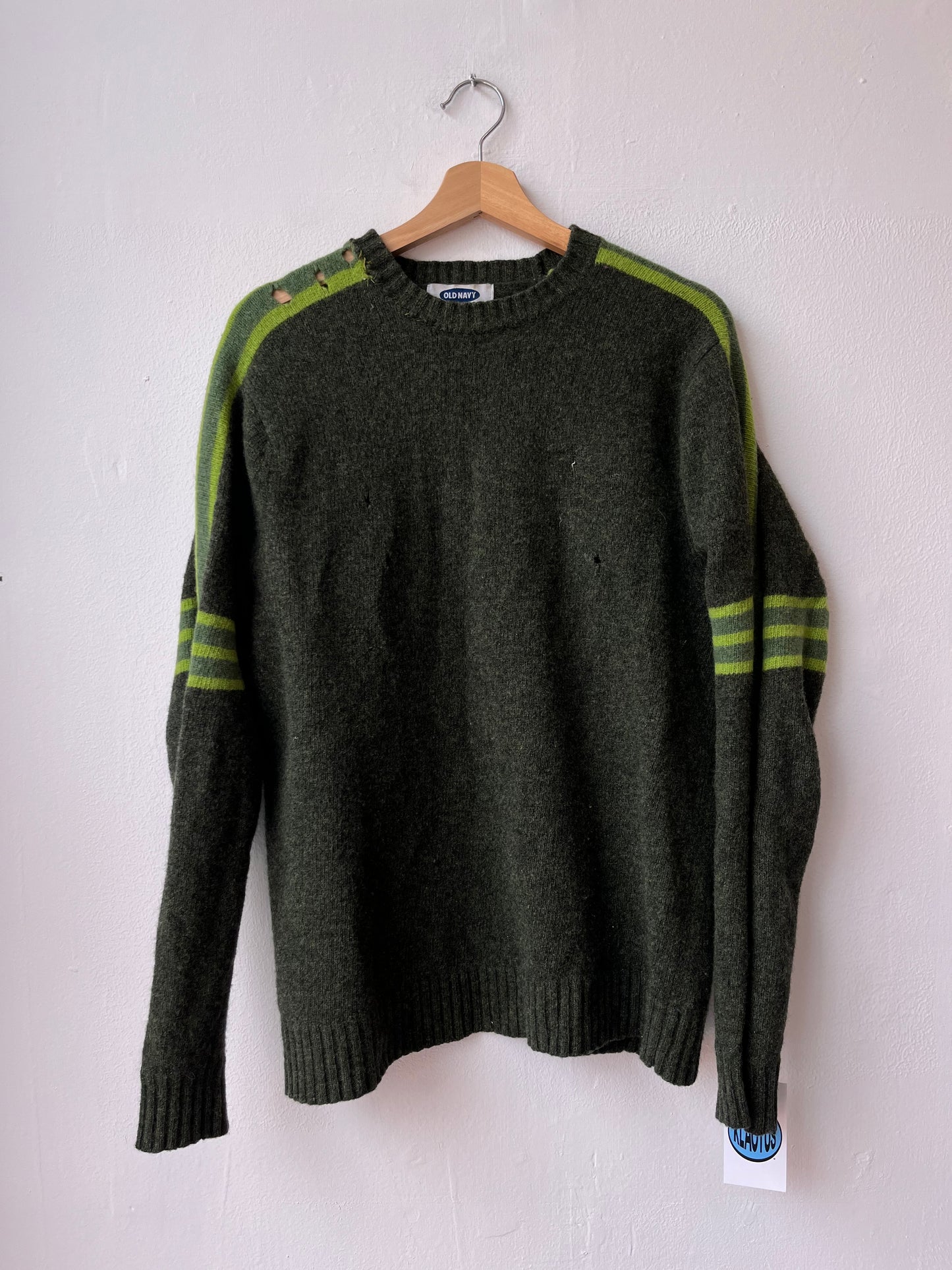 90's Striped Lambswool Sweater