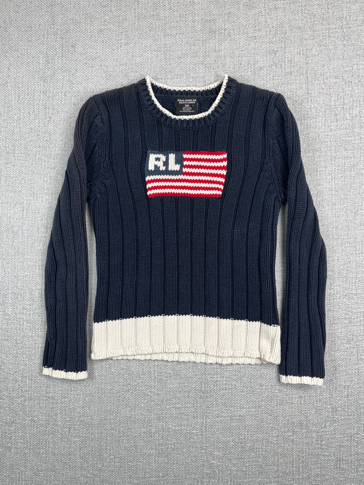 90’s Ralph Lauren Flag Sweater