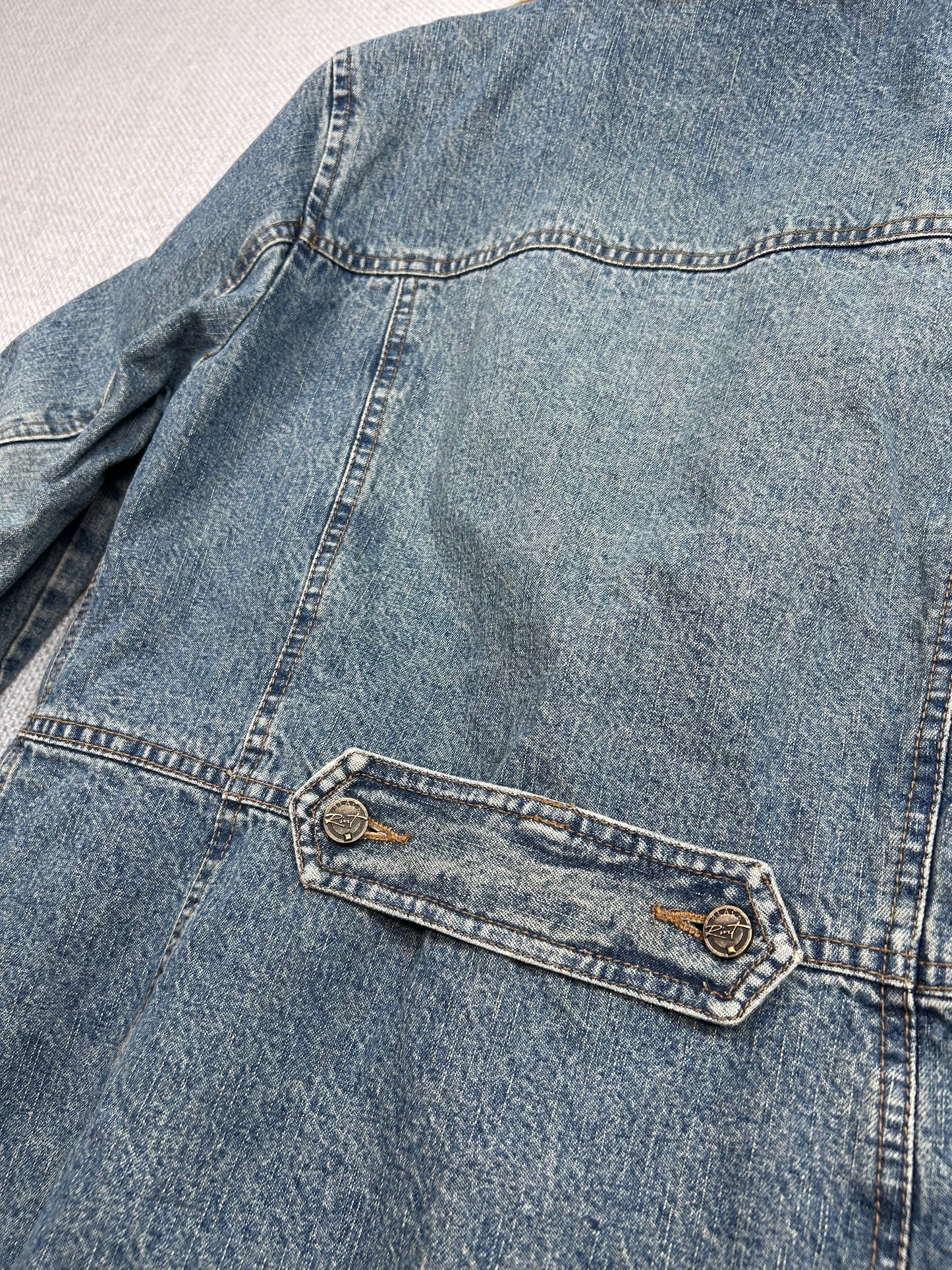 Y2K Fur Lined Denim Jacket