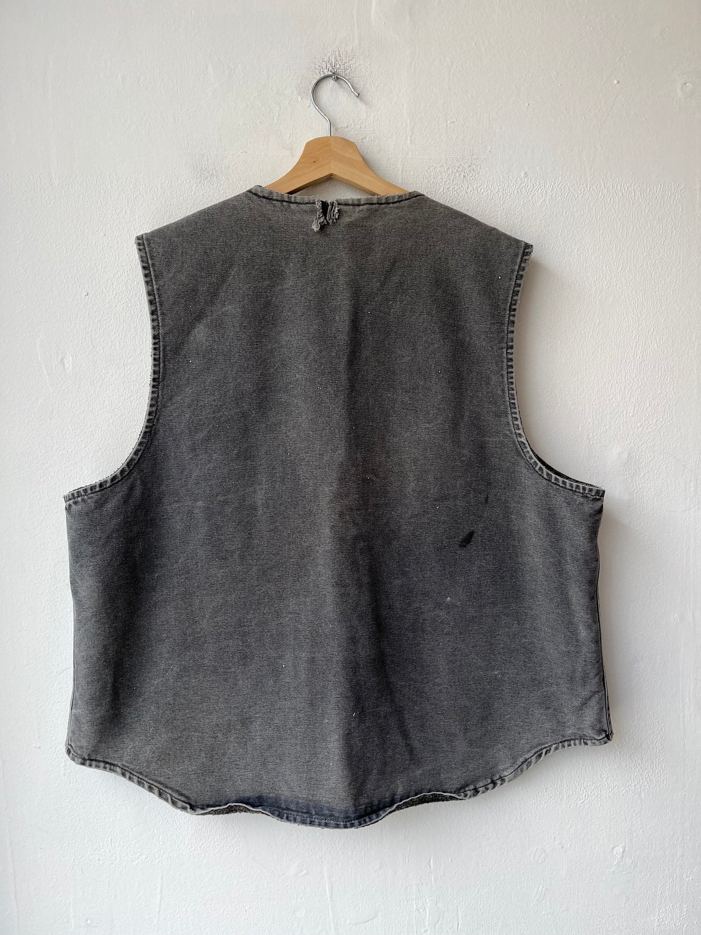 90's Distressed Gray Carhartt Vest