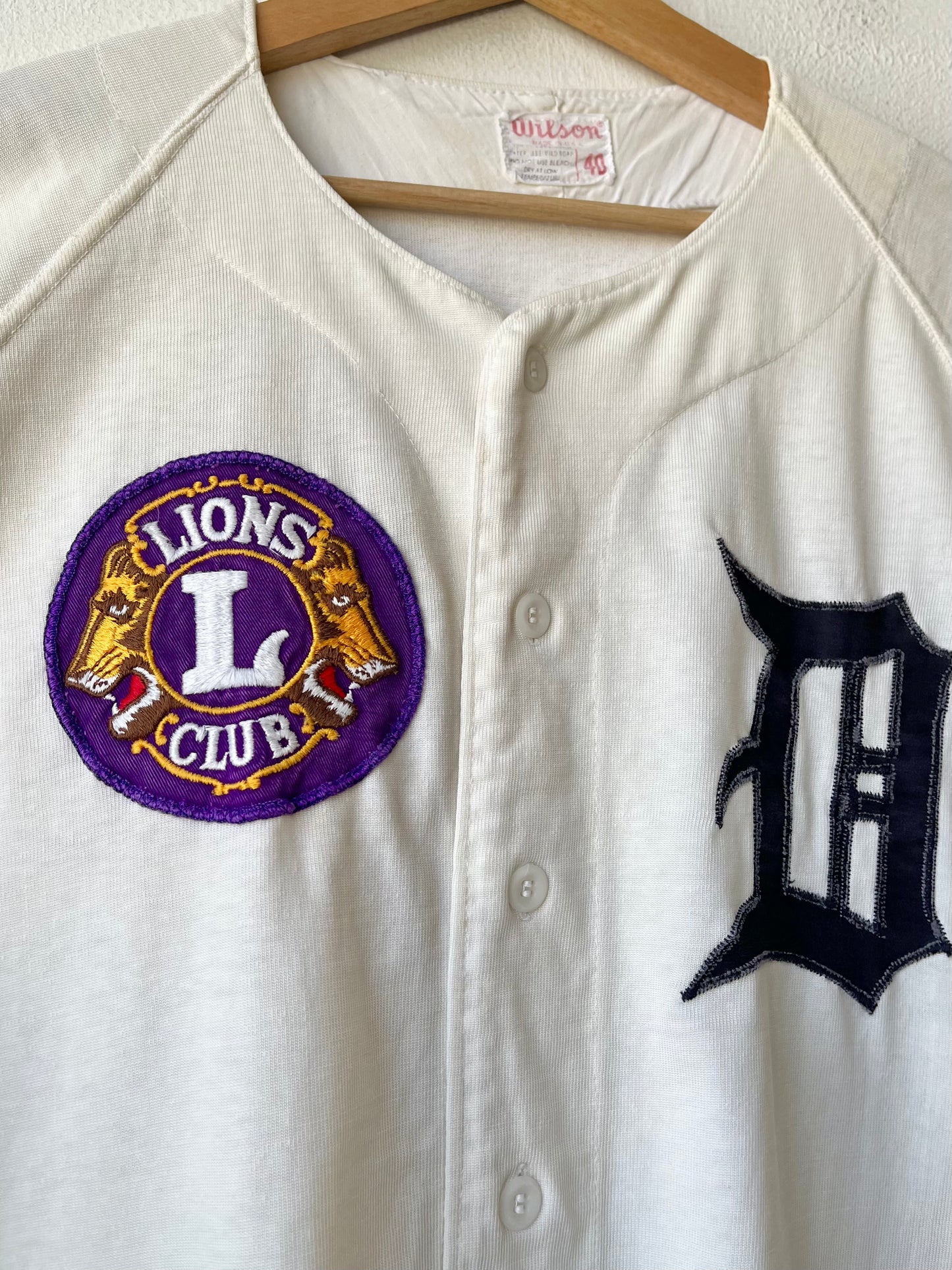 60's Detroit Tigers Baseball Jersey