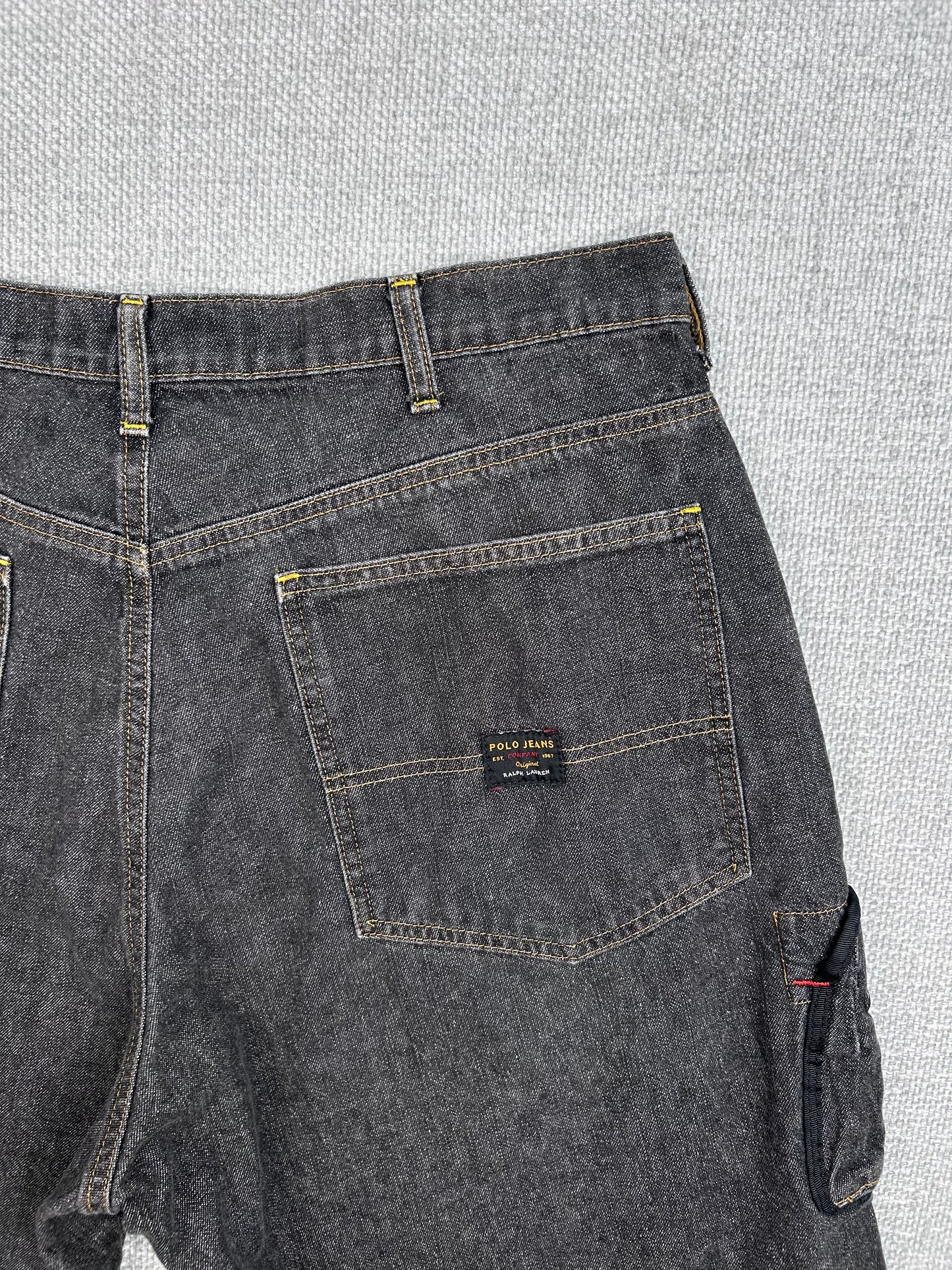Y2K Baggy Polo Jeans Shorts 36”