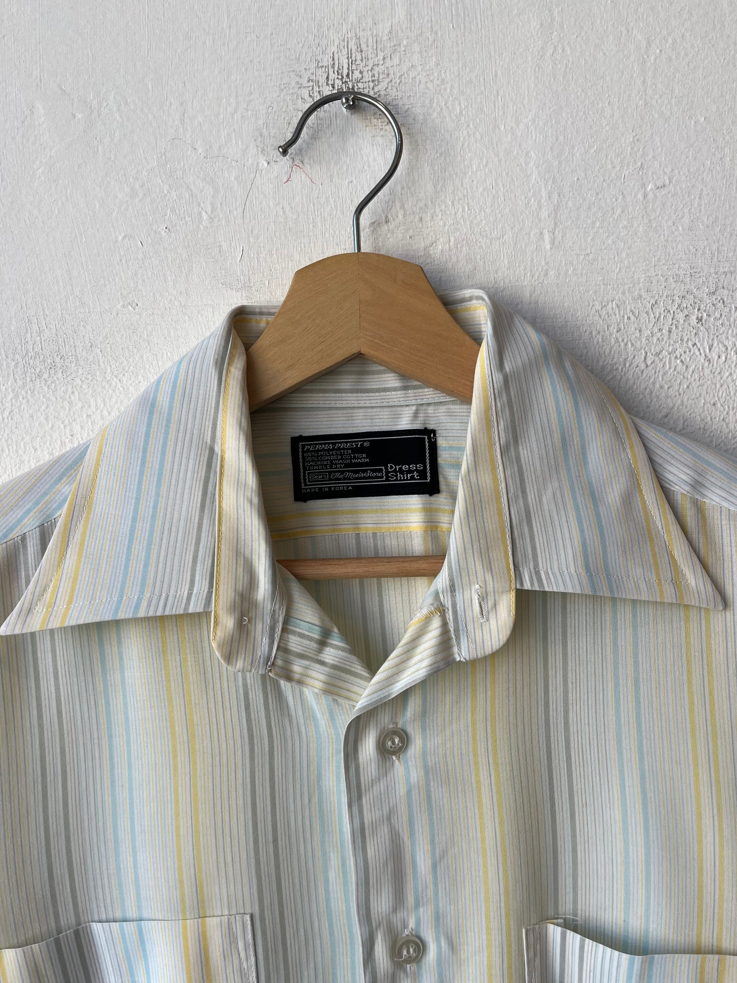 70's Striped Button Up Shirt