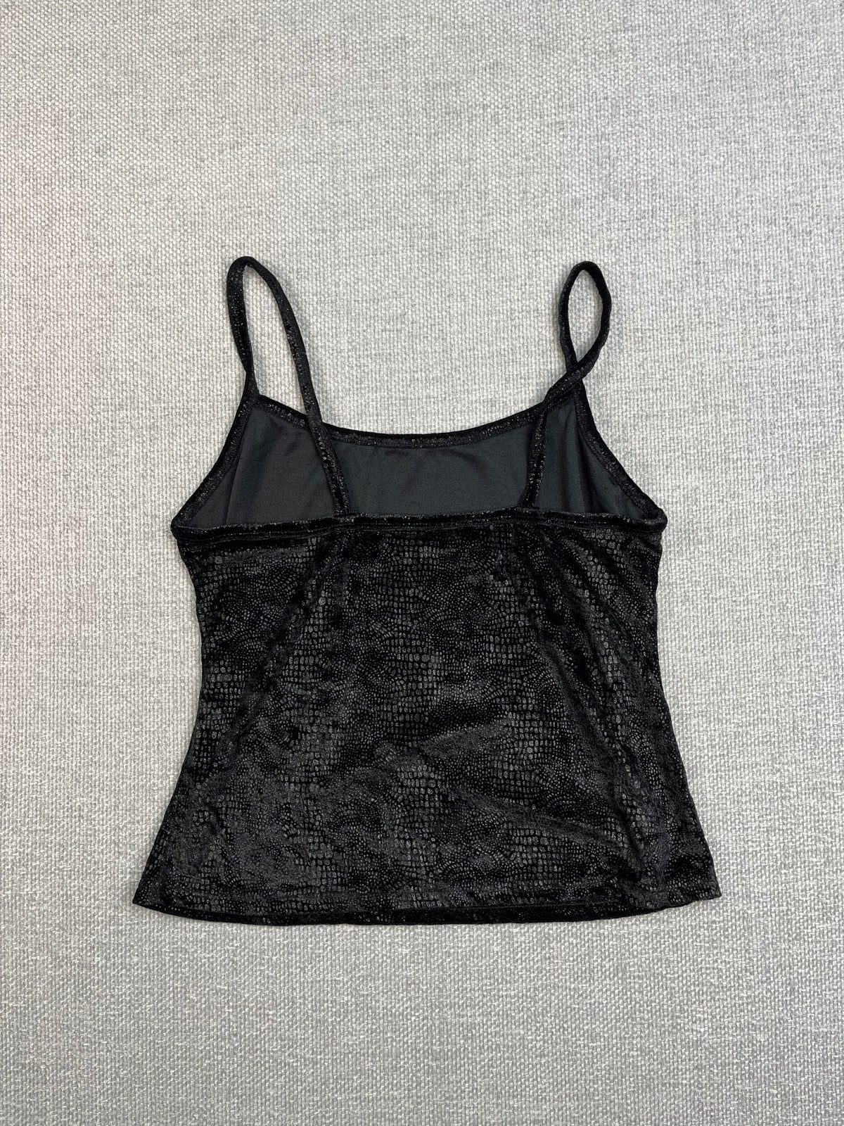 Y2K Velour Snake Skin Tank Top