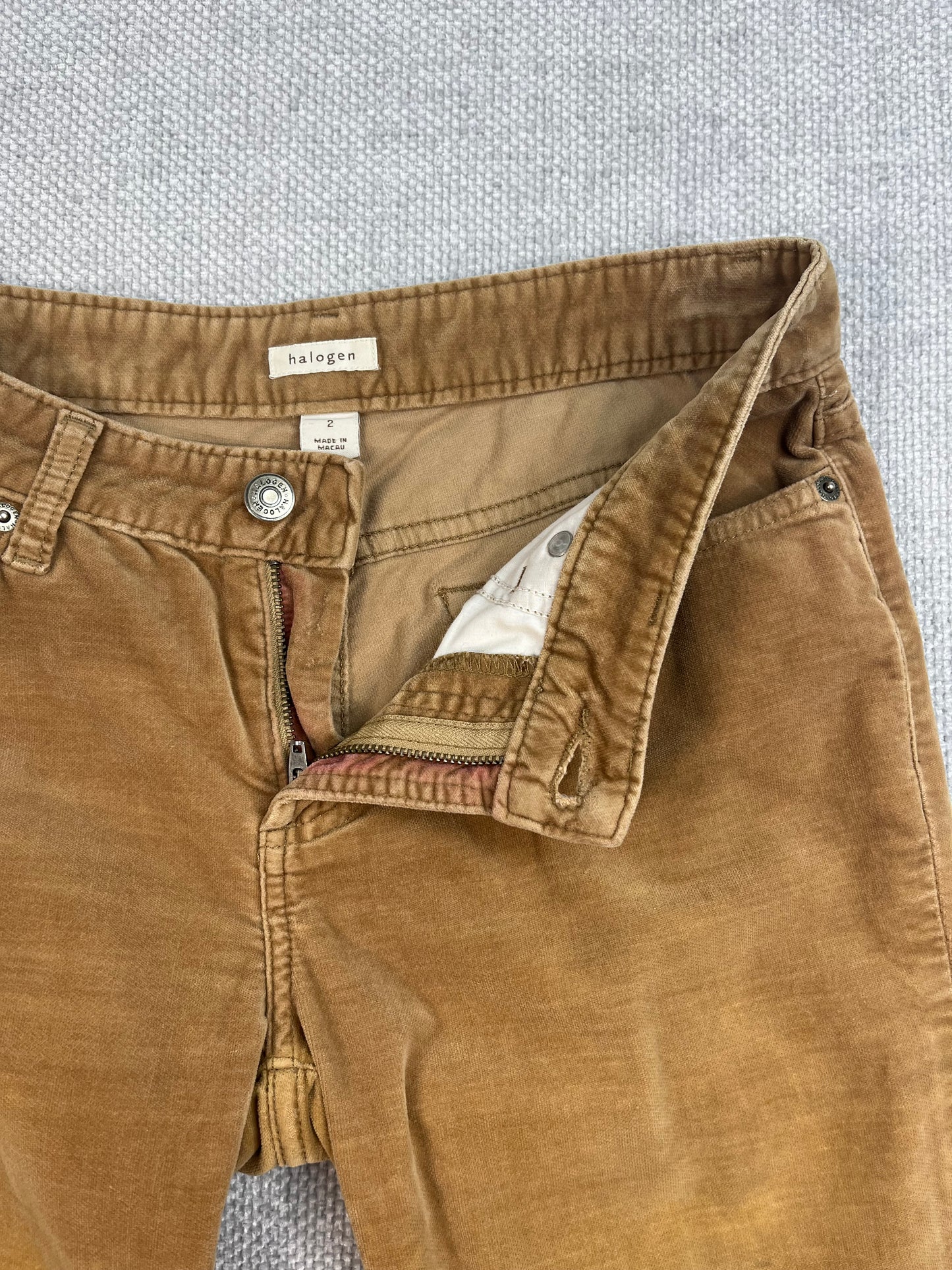 Y2K Brown Flared Pants 27”