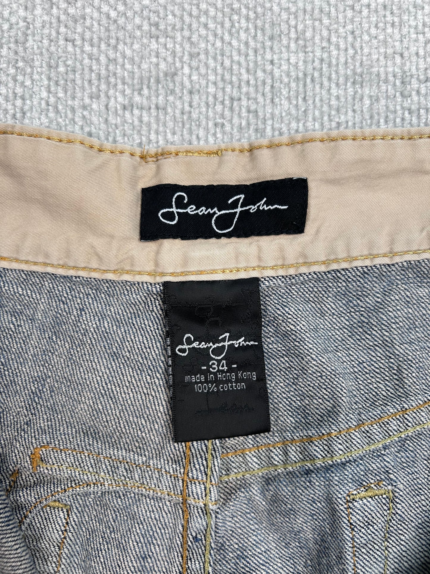 Y2K Baggy Denim Shorts 35”