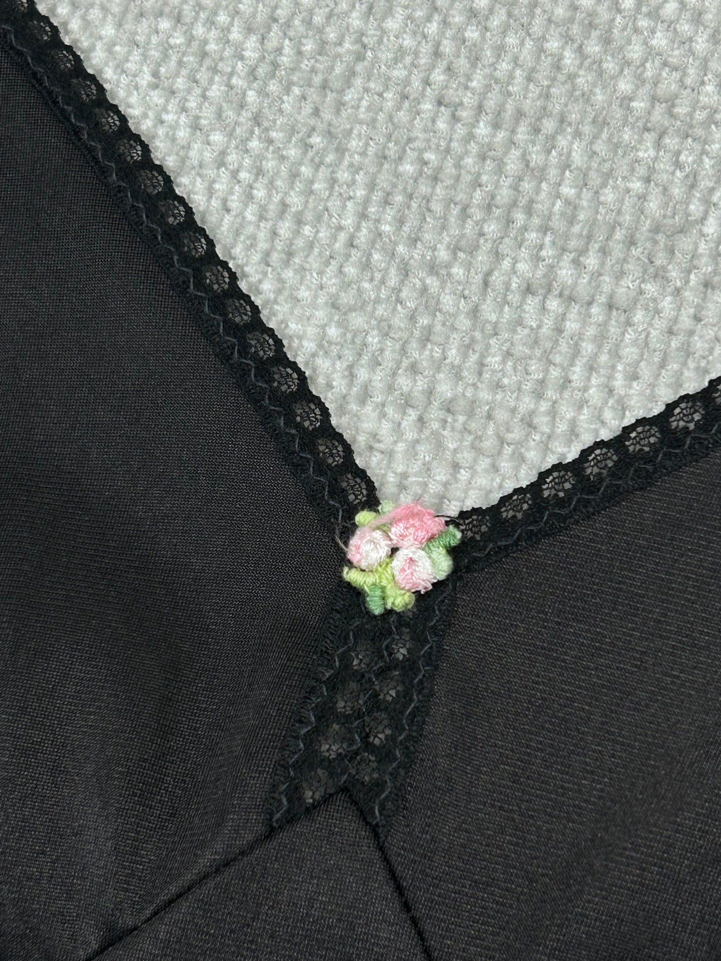 90's Black Slip Dress