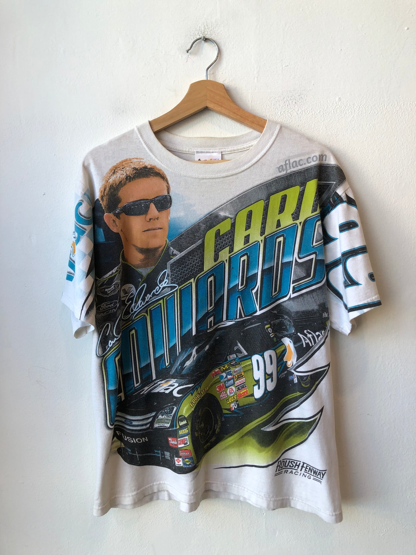 Y2K Aflac Nascar T-Shirt