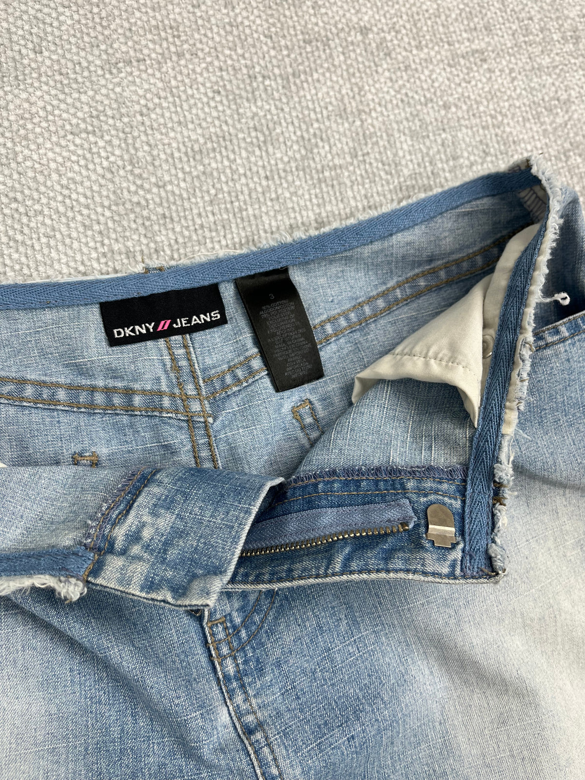 Y2K DKNY Denim Midi Skirt 27"