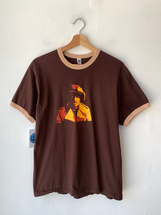 Y2K Brown Ringer T-Shirt