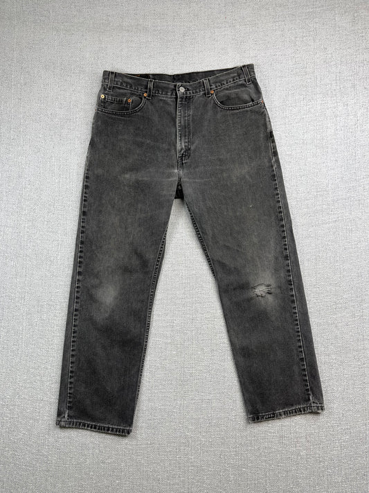 90's Levi's Black 505 Jeans 35"
