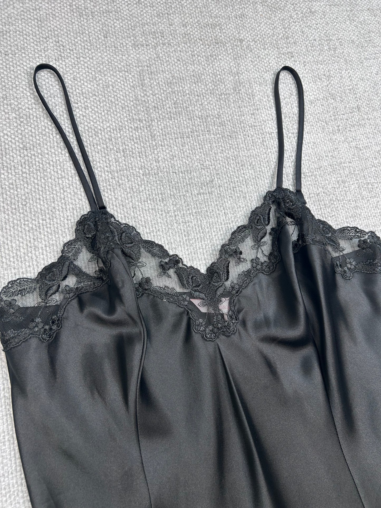 Y2K Black Slip Dress