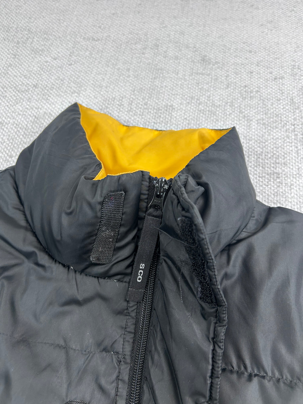 Y2K Polo Jeans Black Puffer Jacket