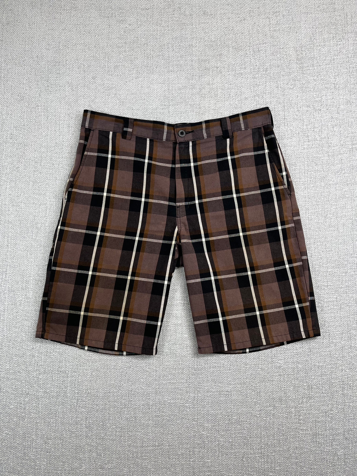 Y2K Plaid Dickies Work Shorts 36"