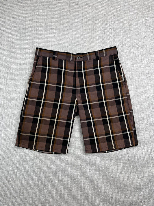 Y2K Plaid Dickies Work Shorts 36"