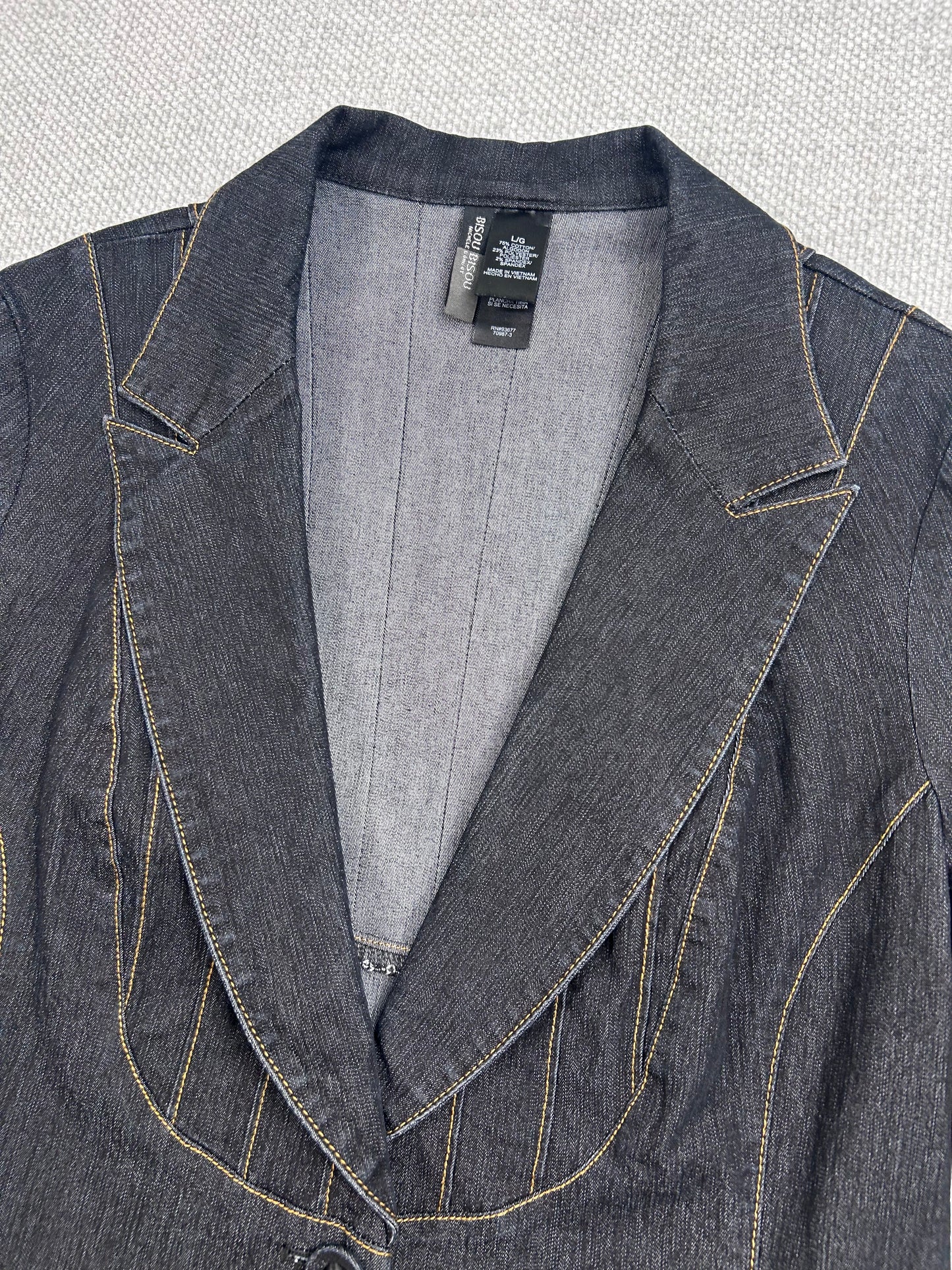 Y2K Denim Blazer