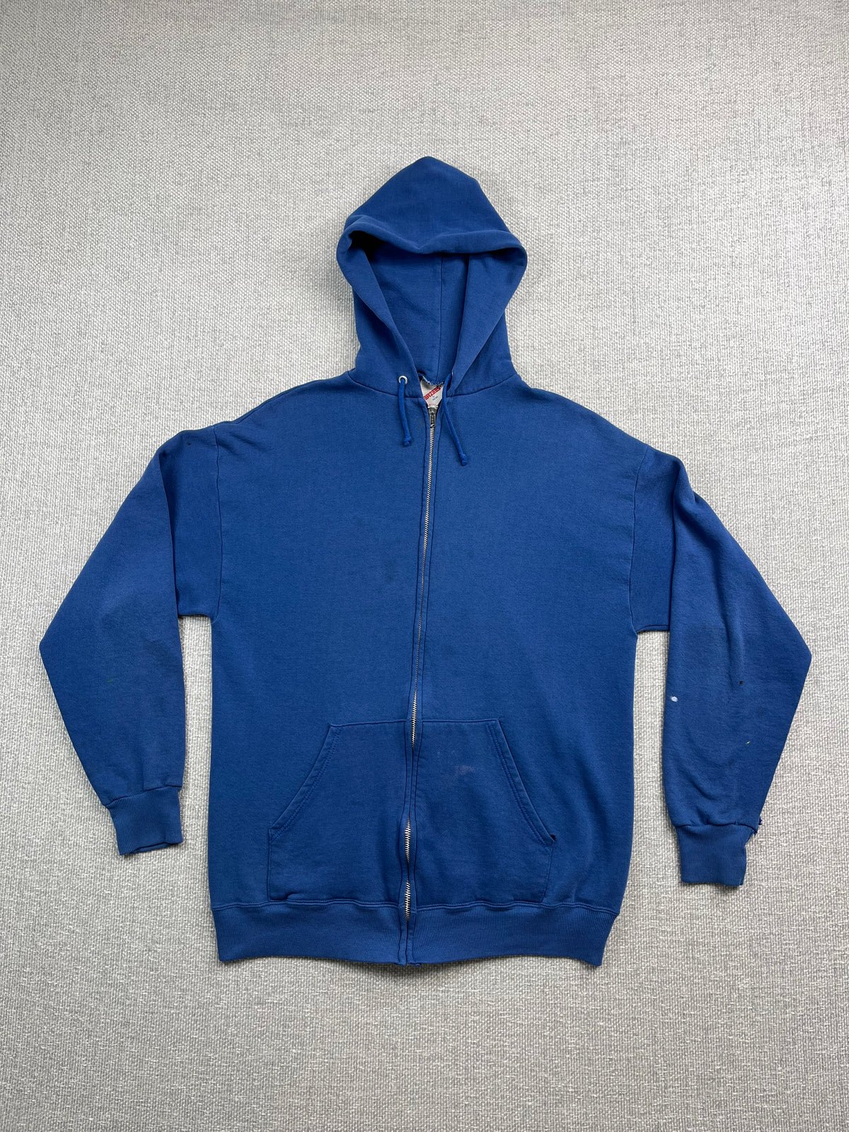 90's Blue Zip Up Hoodie