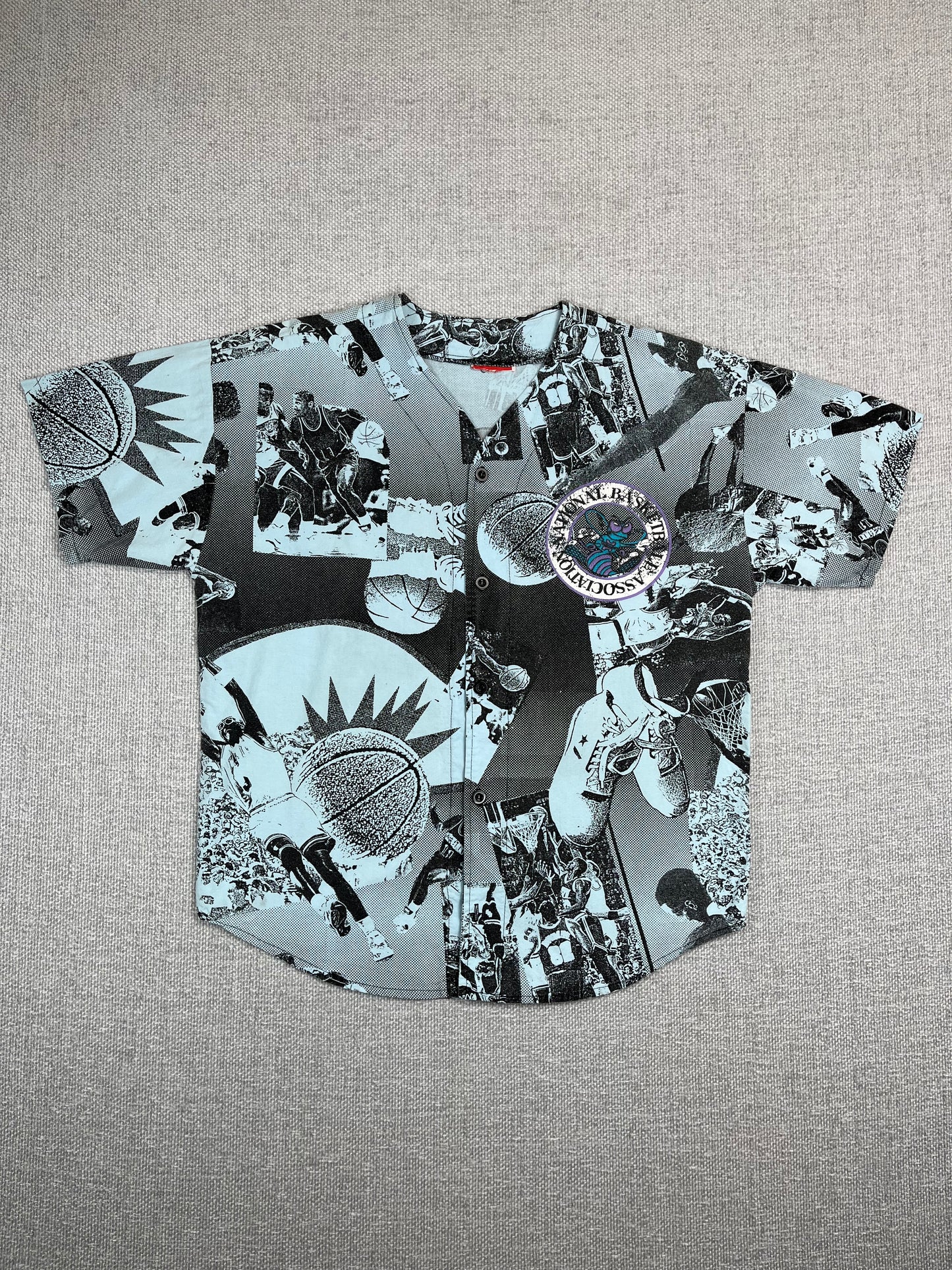 90's Charlotte Hornets Baseball Jersey
