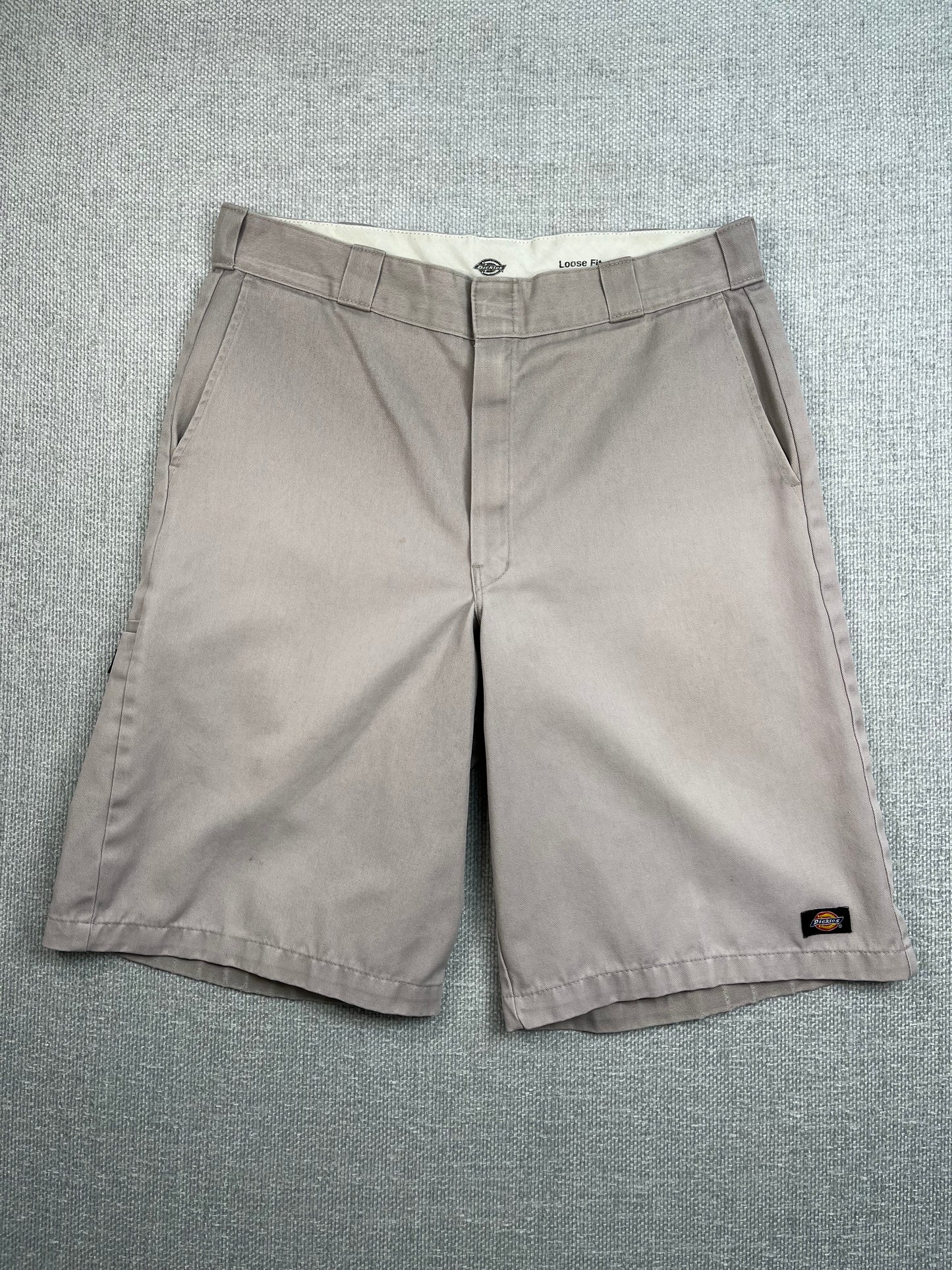 Y2K Gray Dickies Baggy Shorts 35"