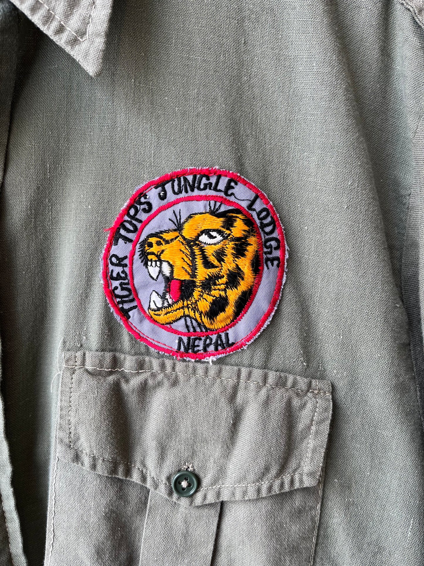 70's Jungle Lodge Military Shirt