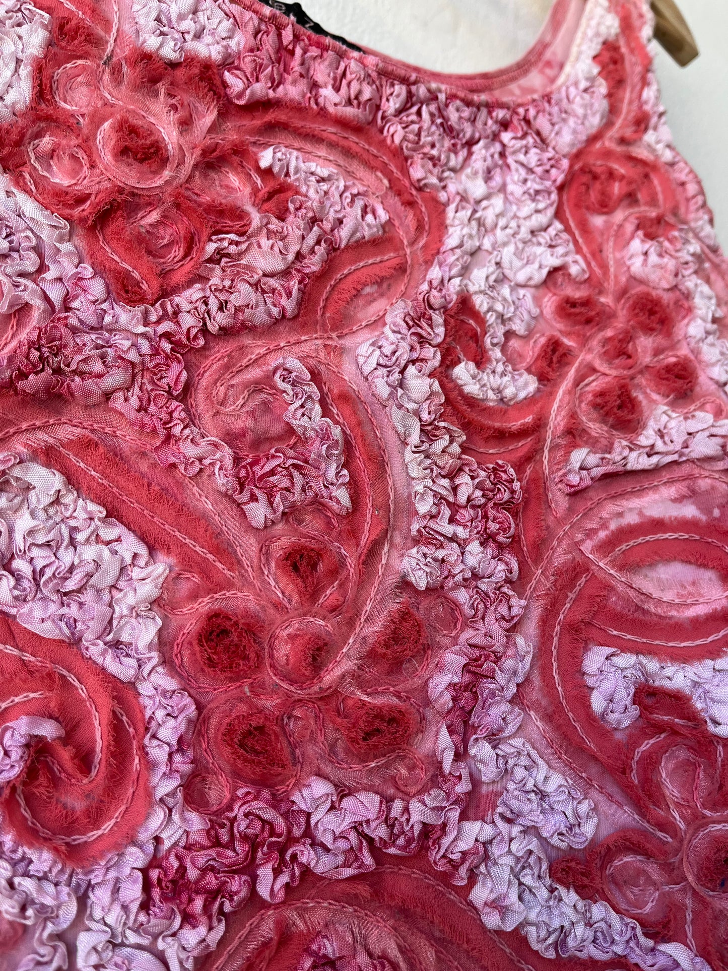 Y2K Pink Embellished Tank Top