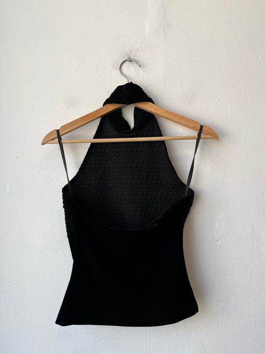90's Velvet Halter Top