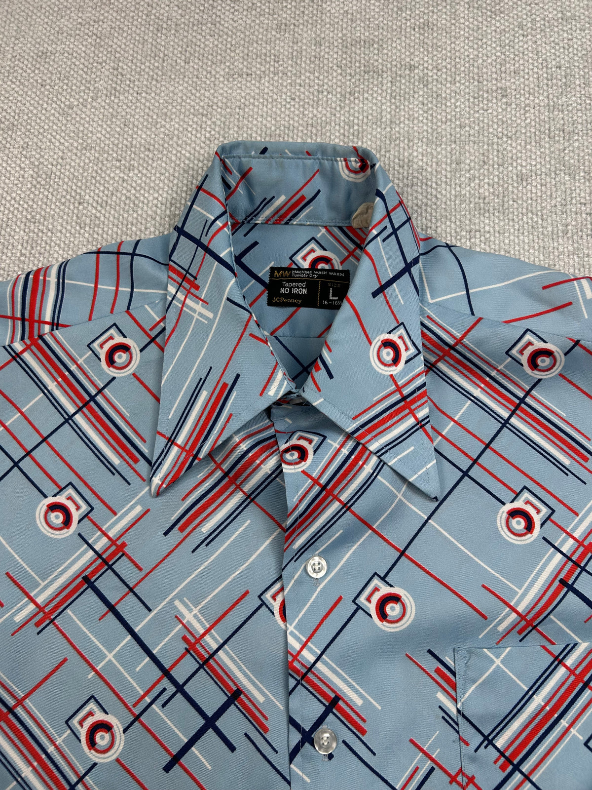 70's Pattern Button Up Shirt