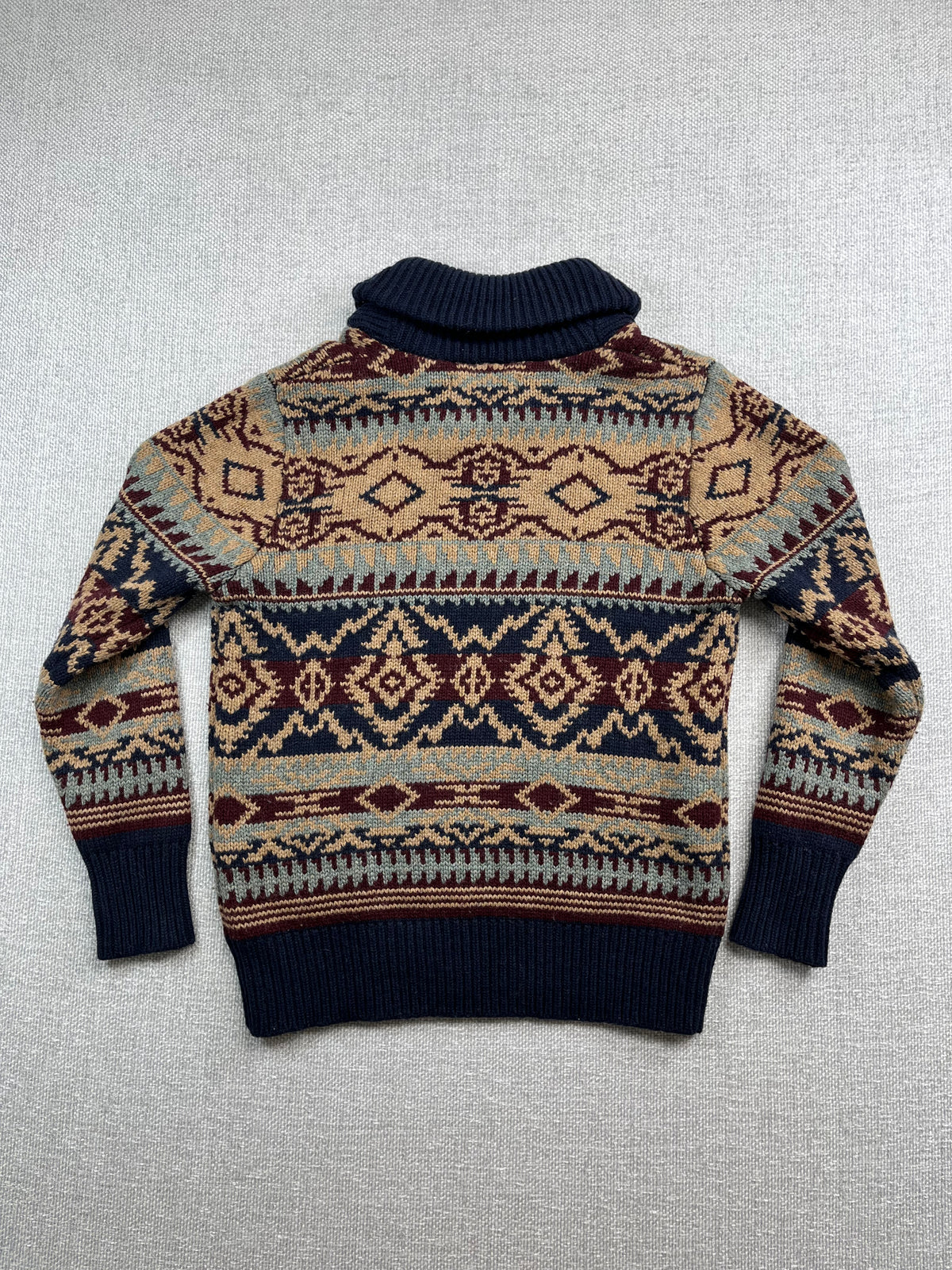 Y2K Shawl Neck Knit Sweater