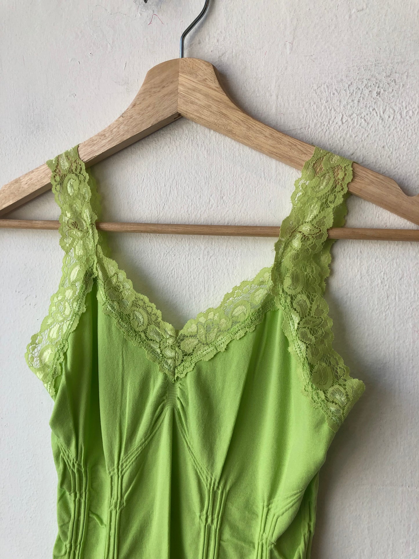 Y2K Green Lace Tank