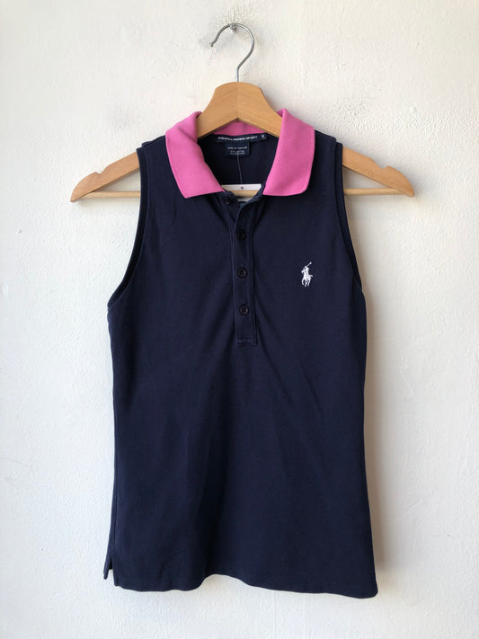 Y2K Ralph Lauren Collared Tank