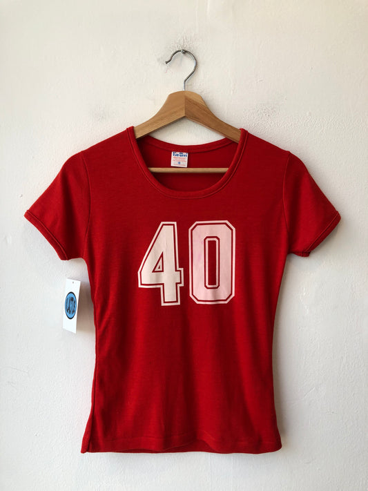 80's "40" Baby Tee
