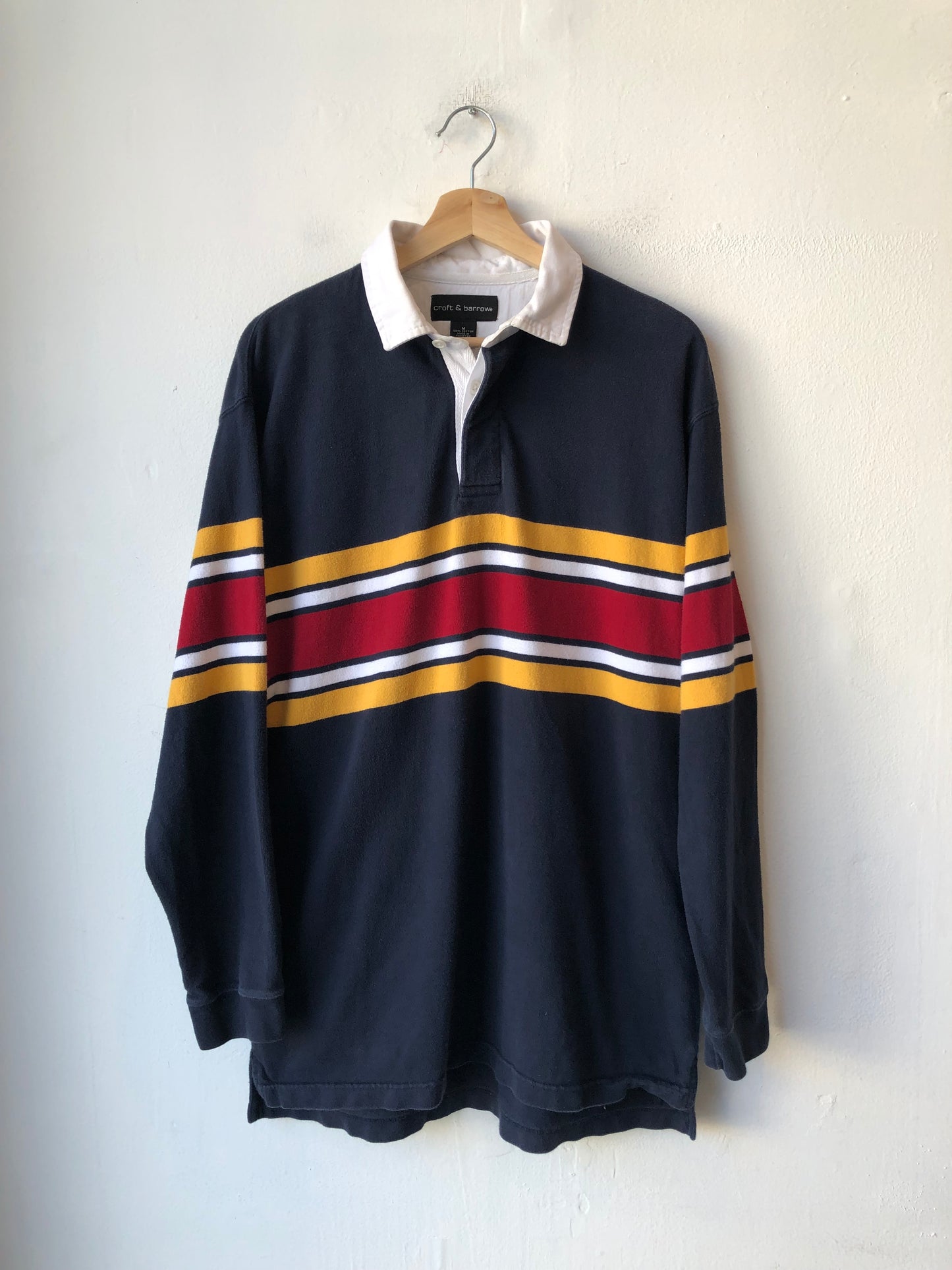 Y2K Red/Yellow Rugby Shirt