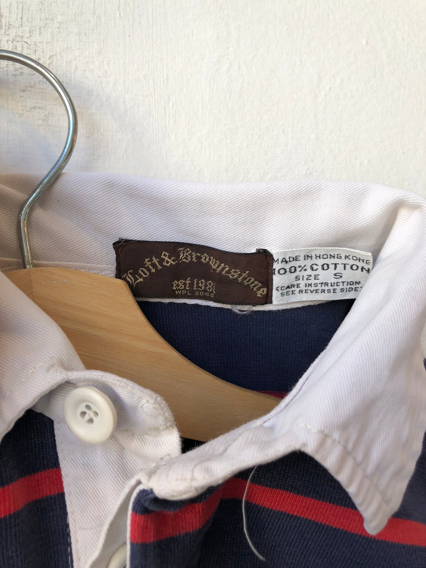 80's Striped Rugby Shirt