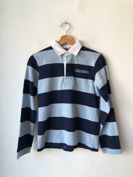 Y2K Columbia Striped Rugby