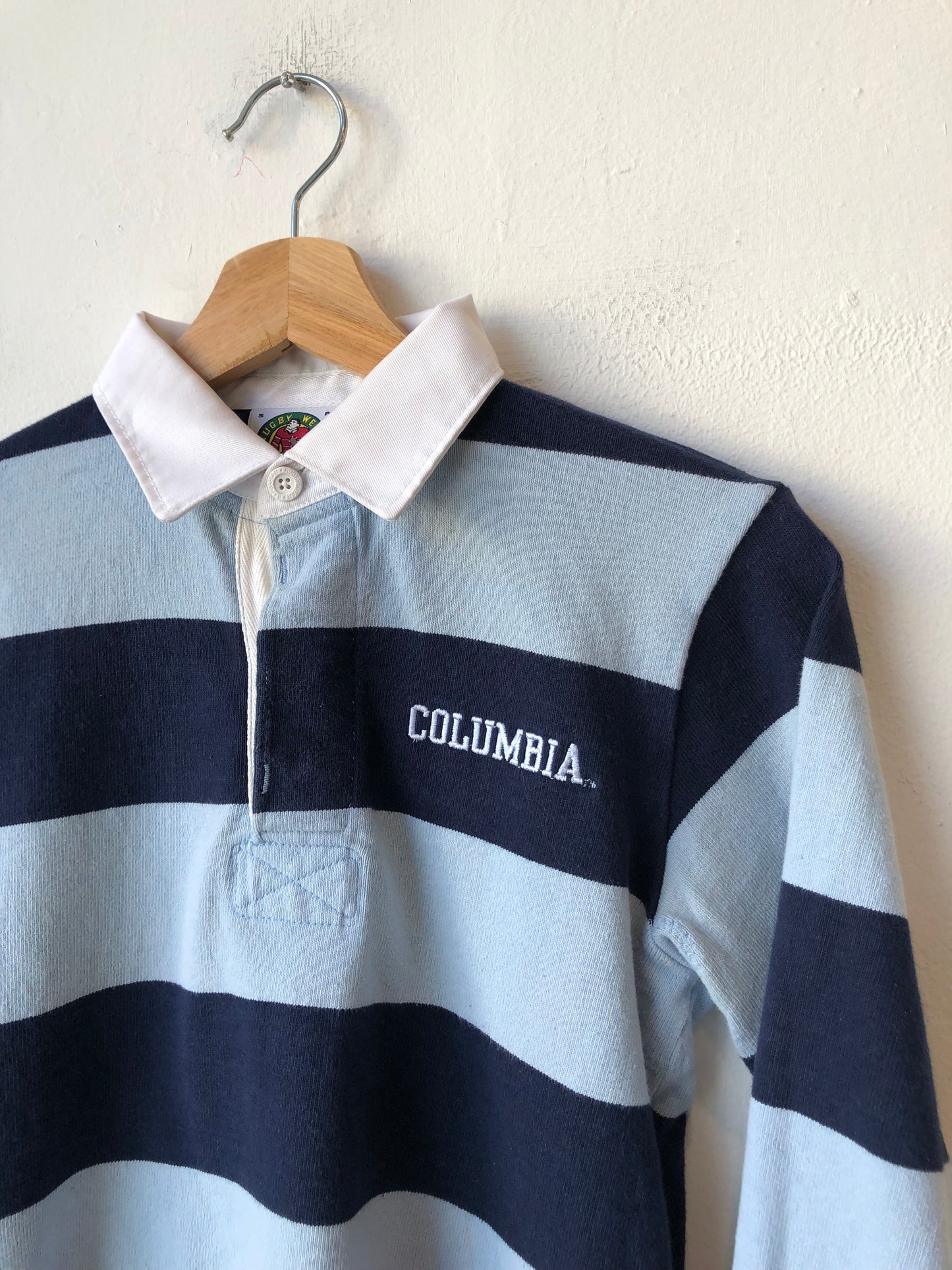 Y2K Columbia Striped Rugby